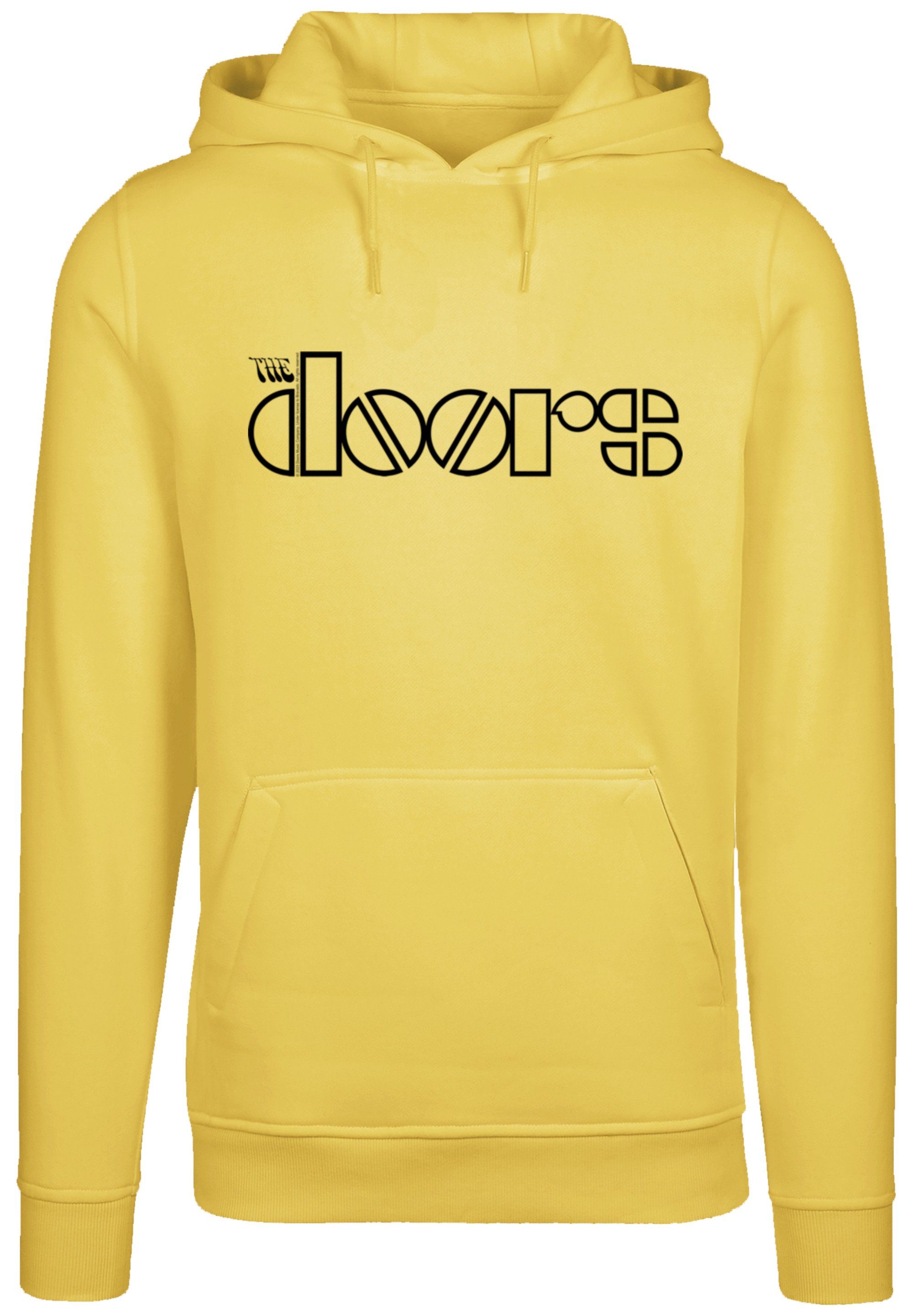 Logo yellow Premium Band Simple taxi Music Doors Logo The Hoodie Band, F4NT4STIC Qualität,