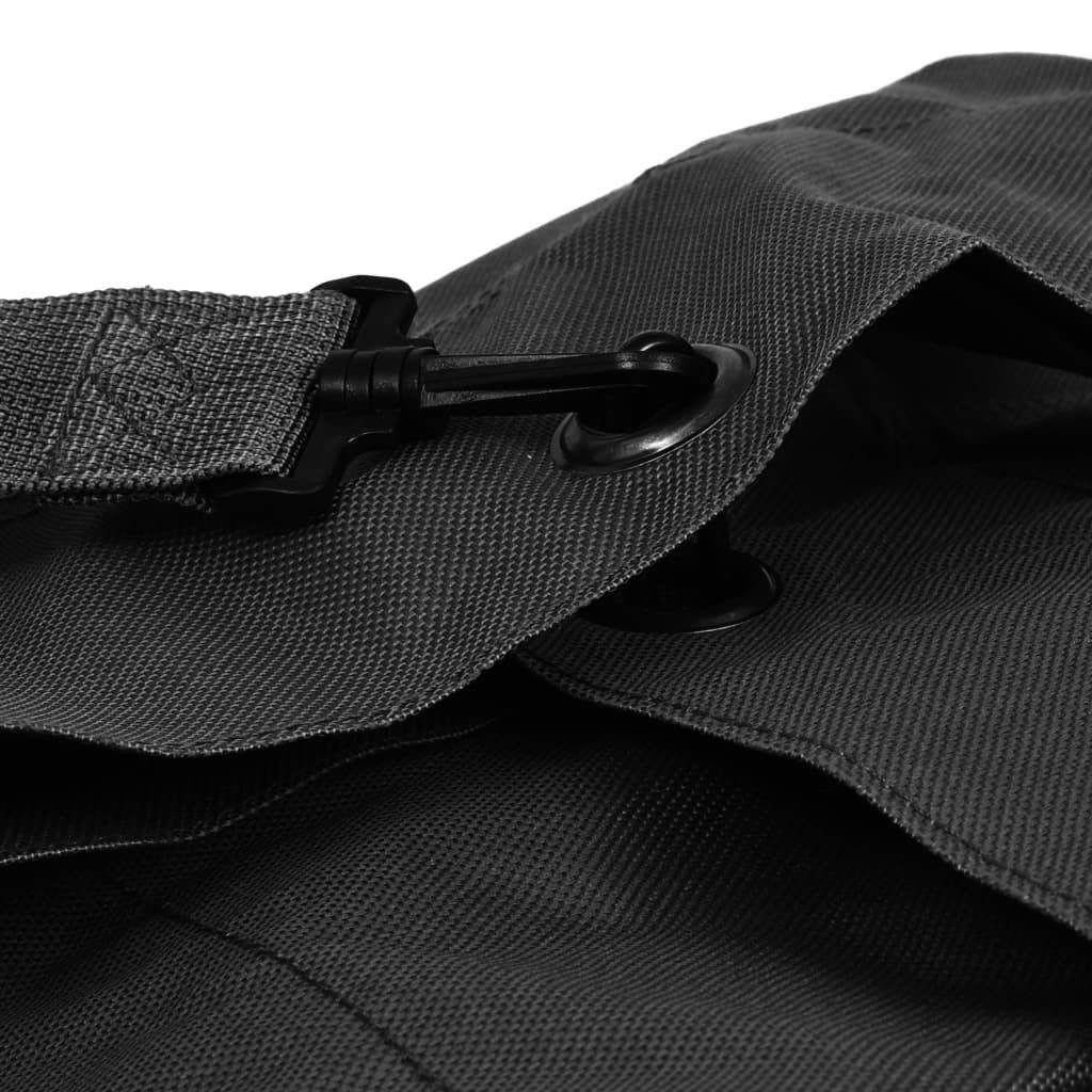 vidaXL Sporttasche, Seesack Armee-Stil 85 L Schwarz