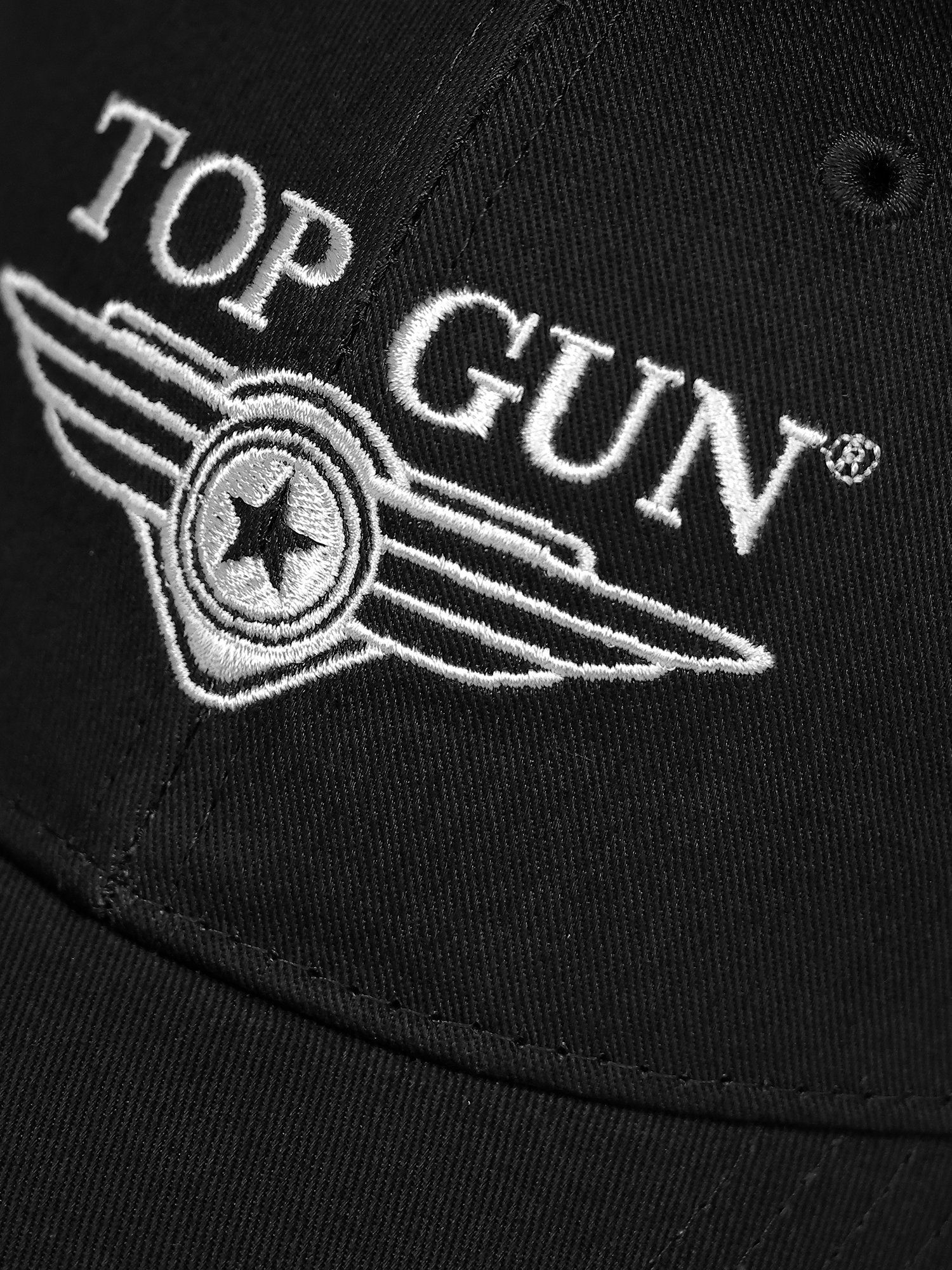 TOP GUN Snapback Cap schwarz TG22013