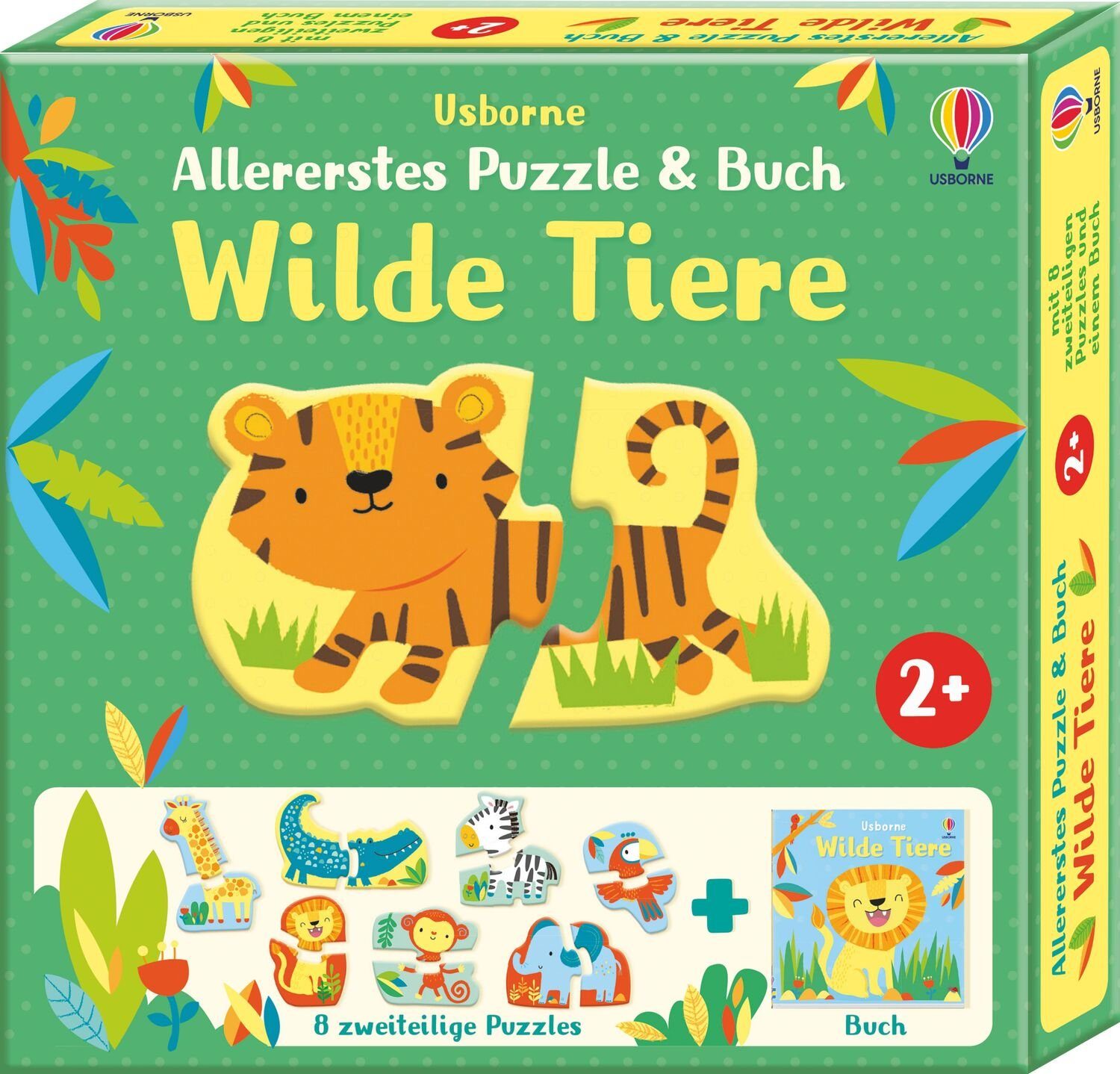 Verlag Puzzleteile Wilde Tiere, Allererstes & Puzzle Buch: Usborne Puzzle