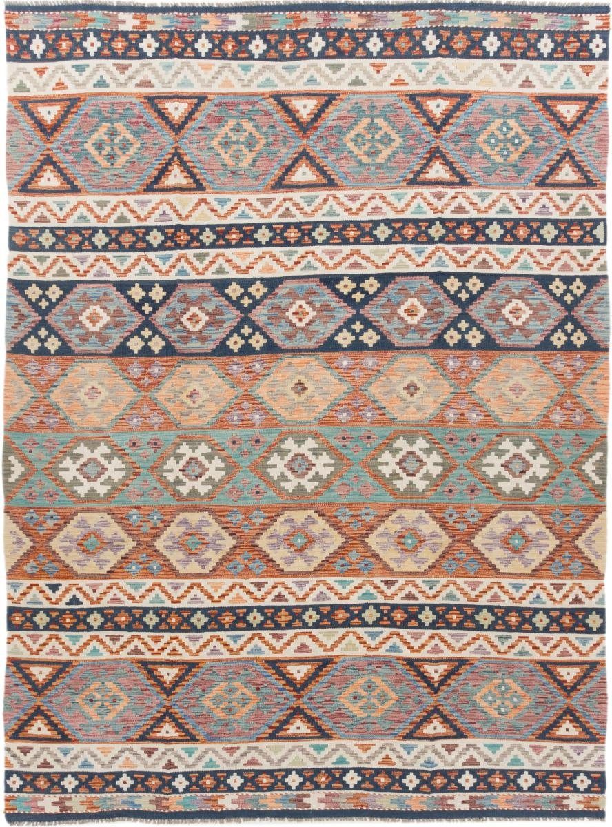3 Trading, Nain Handgewebter mm rechteckig, 258x345 Höhe: Orientteppich, Kelim Orientteppich Afghan