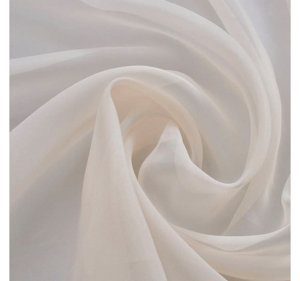 Thumbnail - vidaXL Stoff Voile-Stoff 1,45 x 20 m Creme
