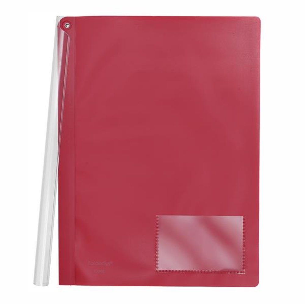rot Standard Klemmrücken-Mappe FOLDERSYS Foldersys Papierkorb
