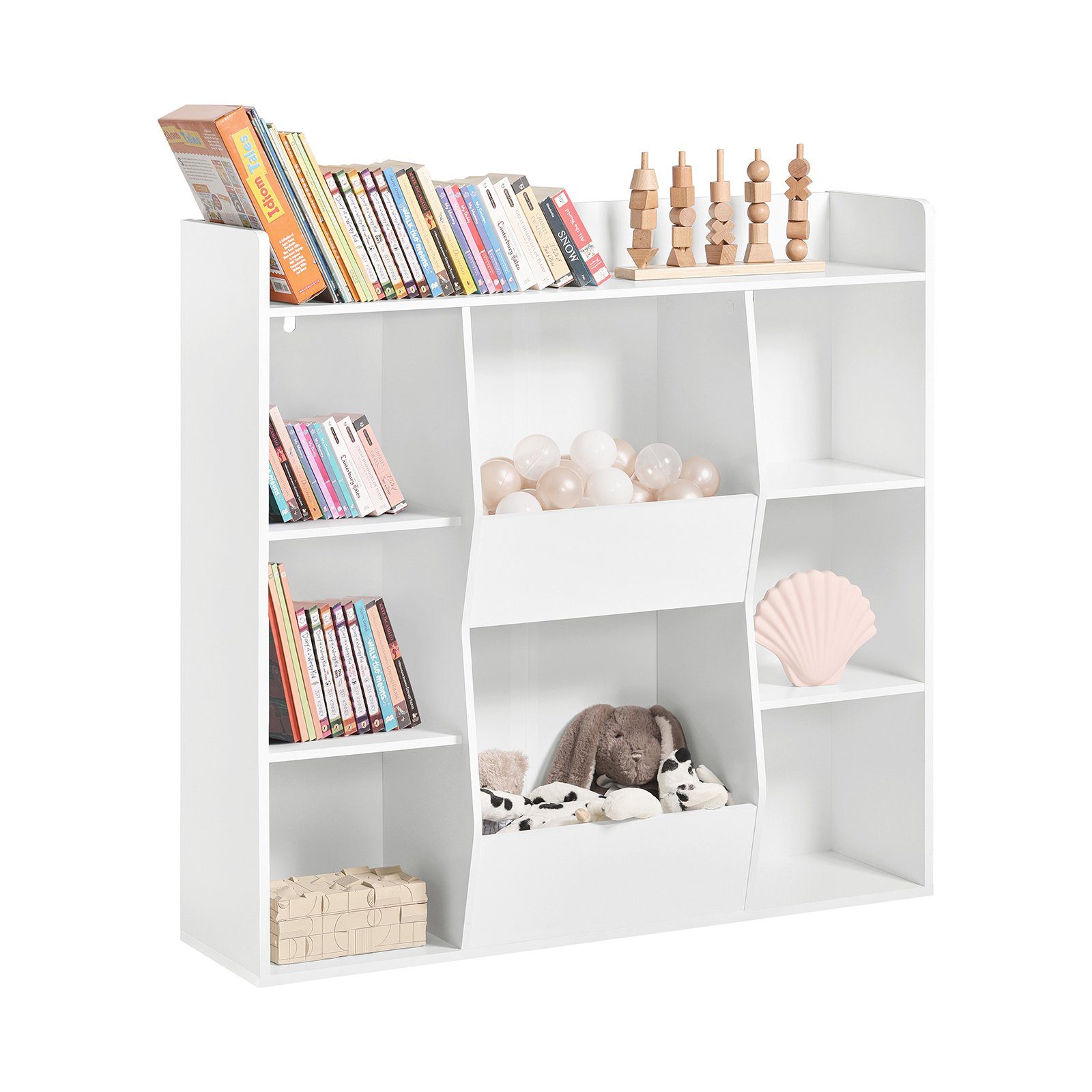 SoBuy Bücherregal KMB55, für Kinder Kinderregal Aufbewahrungsregal Spielzeugregal Standregal | Bücherschränke