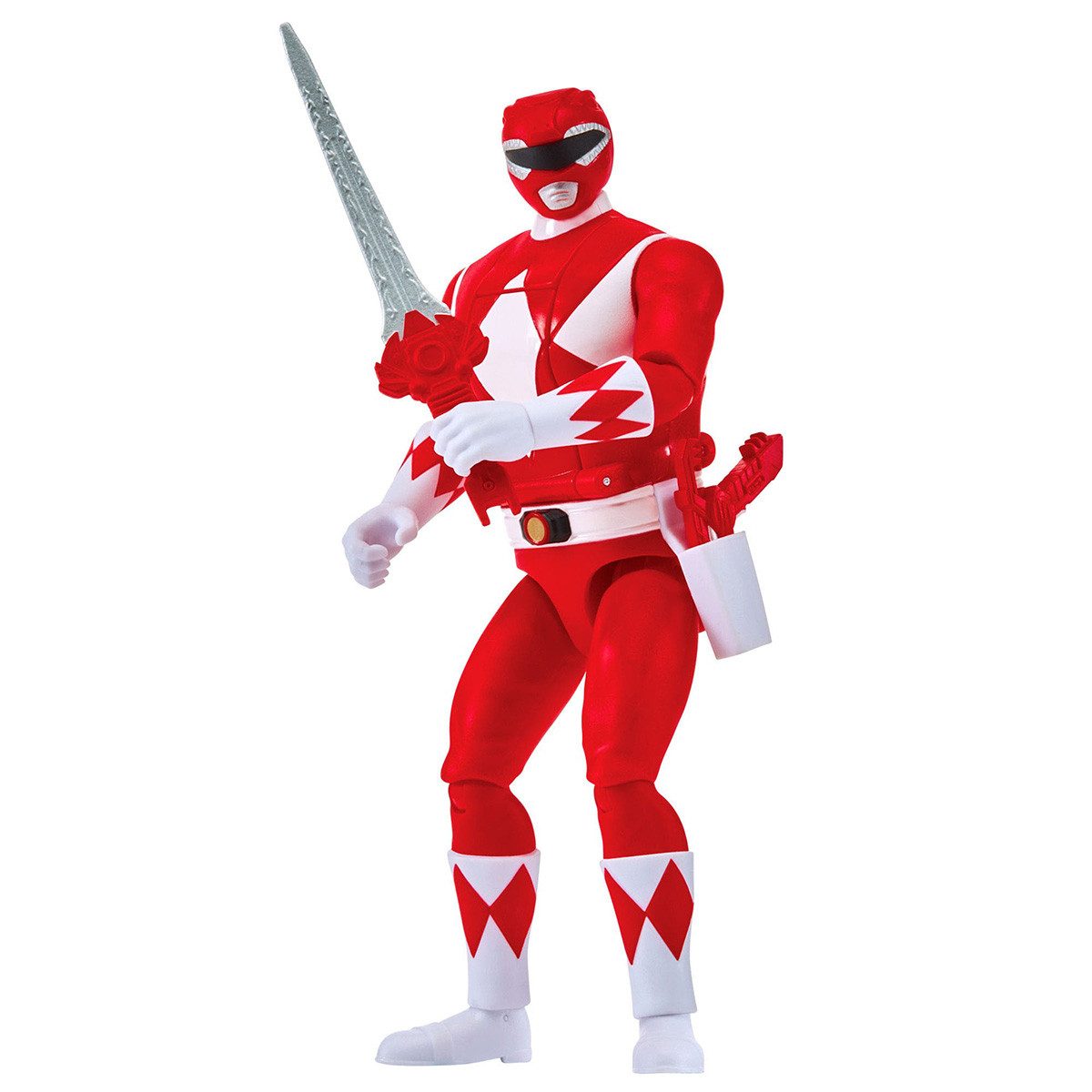 Playmates Toys Actionfigur Mighty Morphin Power Rangers Auto-Morphin Figur, Verwandlungsfunktion, Bewegliche Gelenke, Umfangreiches Zubehör