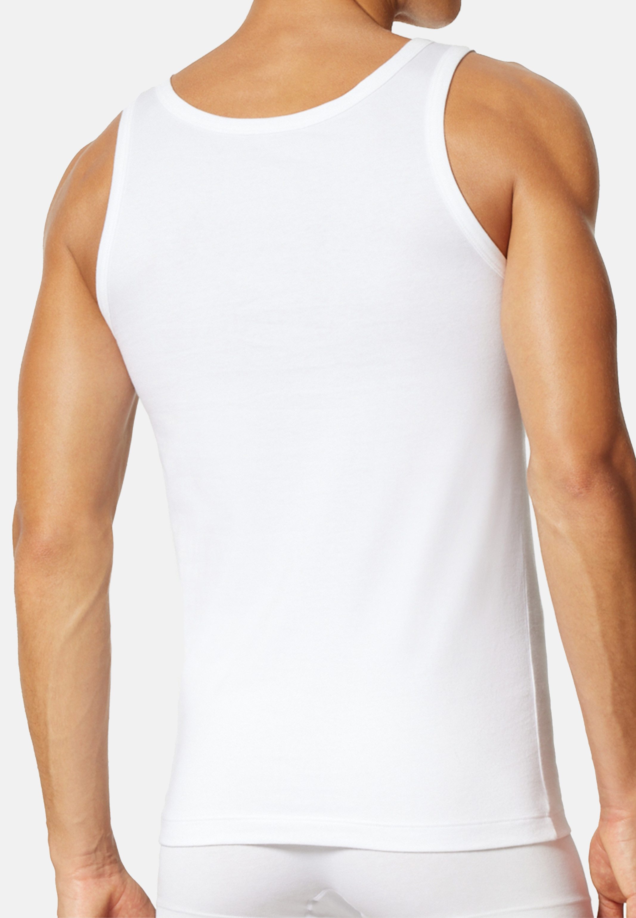 uncover by SCHIESSER Unterhemd 4er Pack Basic (Spar-Set, 4-St) Unterhemd / Tanktop - Baumwolle - Unterhemden mit perfekter Passform