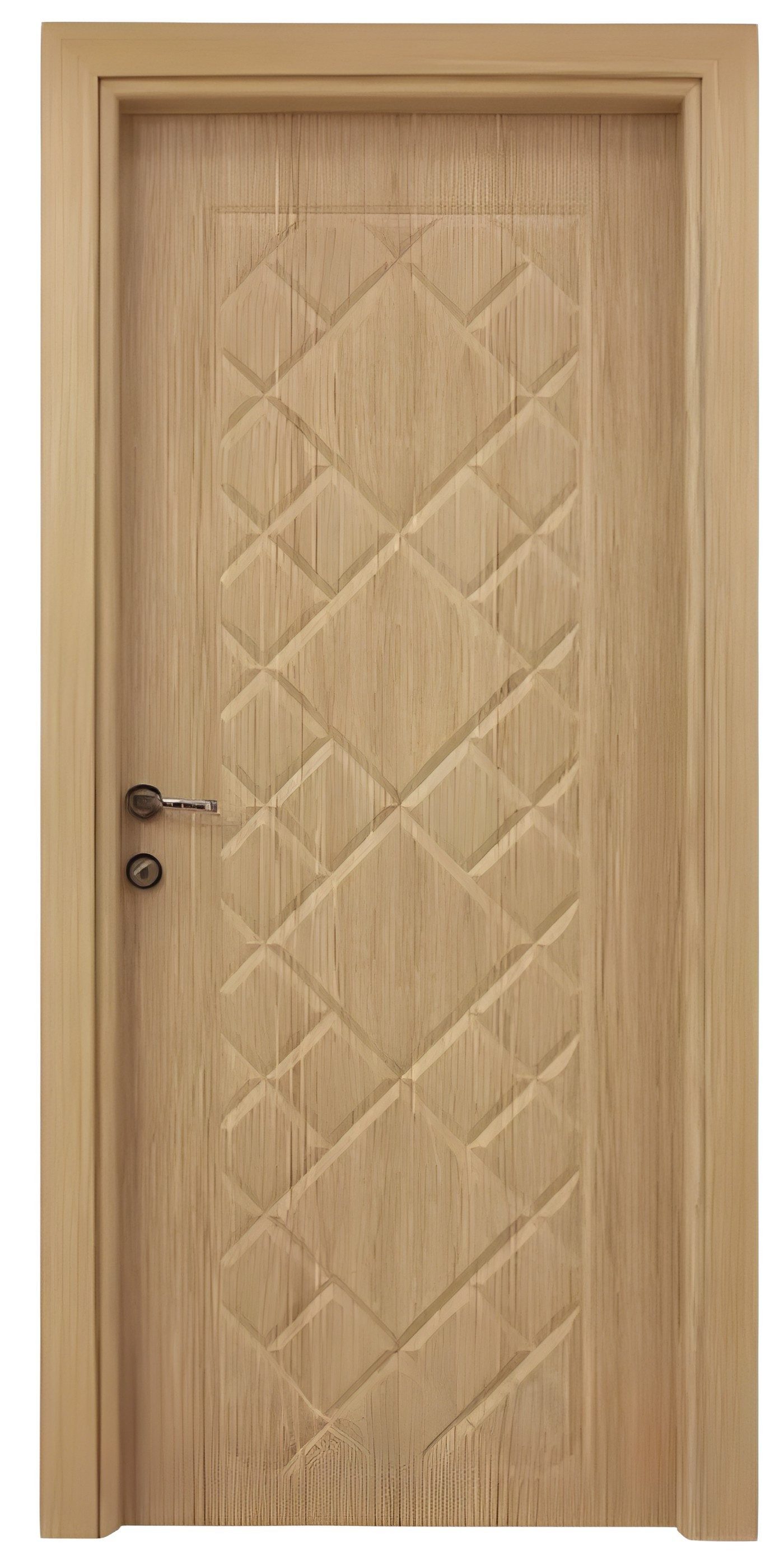 JVmoebel Zimmertür Beige Designer Haustür aus hochwertigem Material