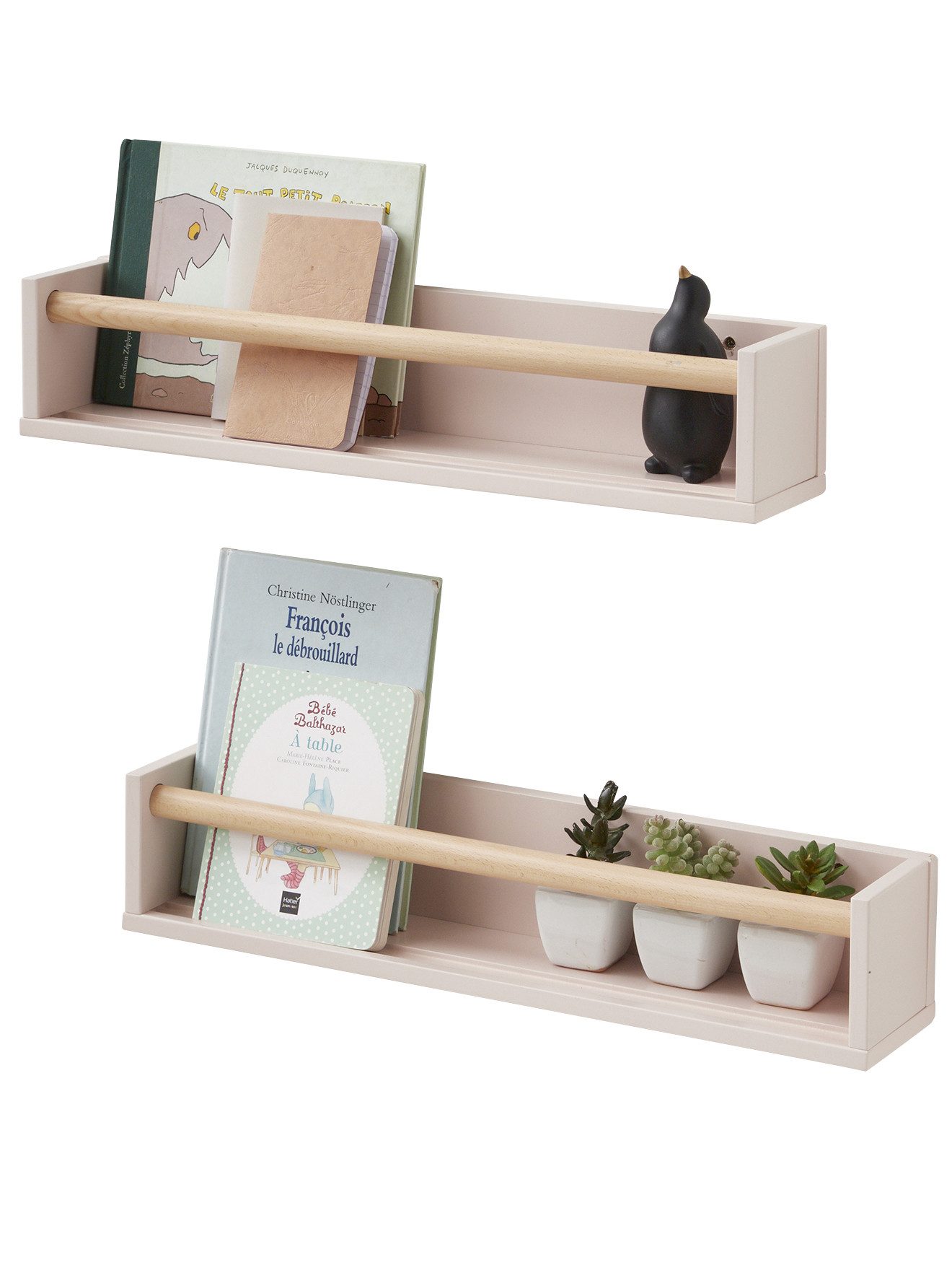 vertbaudet Wandregal 2er-Set Wandregale KONFETTI Kinderzimmer günstig online kaufen