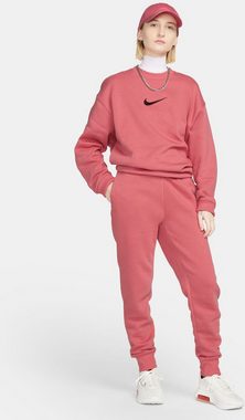Nike Sweatshirt W NSW PHNX FLC OS CREW MS ADOBE/BLACK