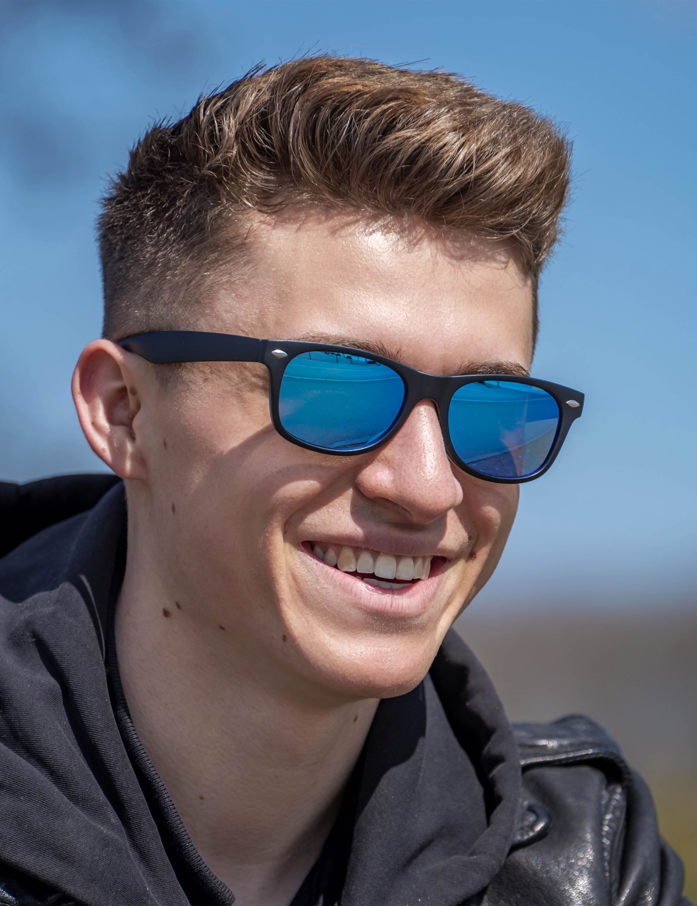 UrbanSky Sonnenbrille Tiberius X Challenger blau verspiegelt