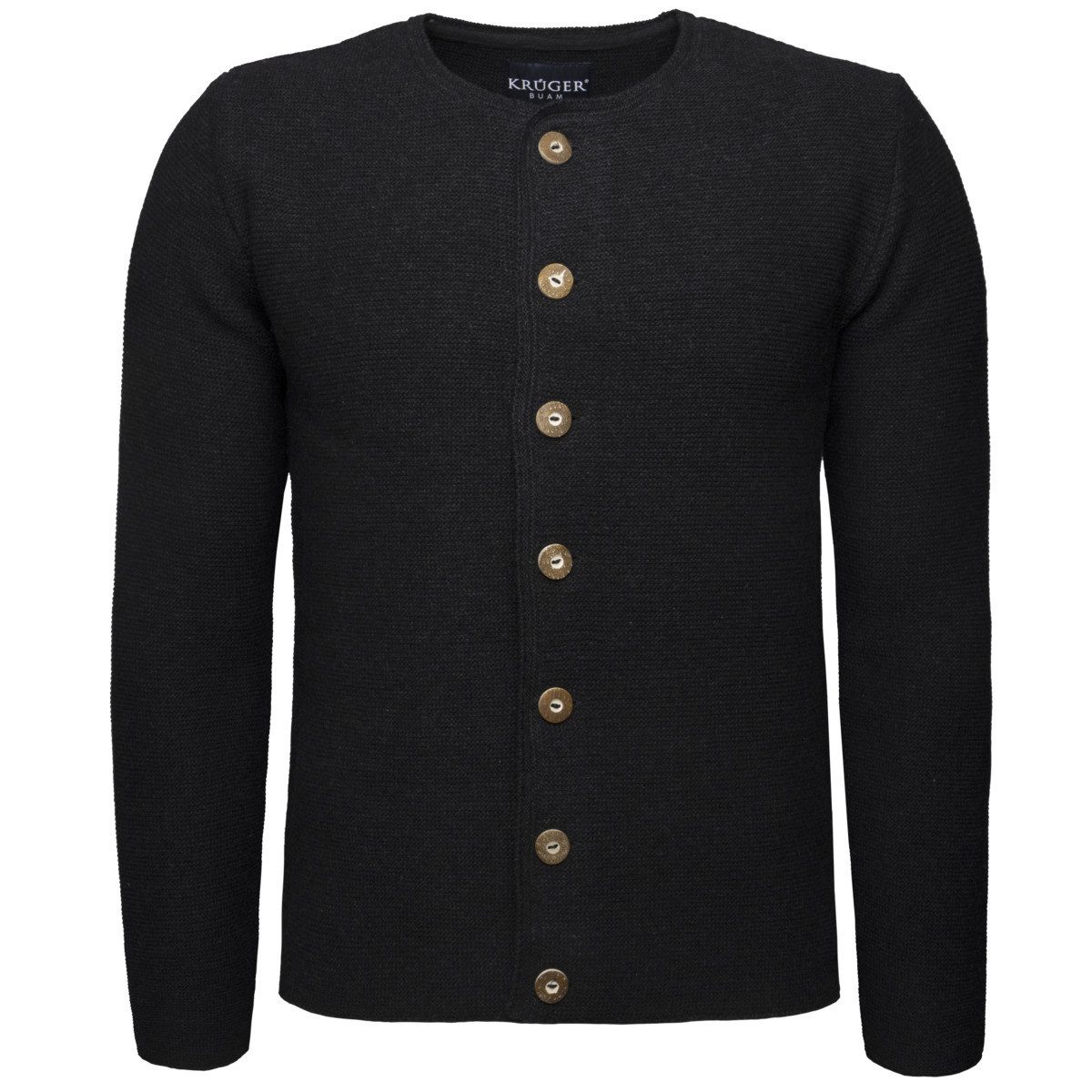 Krüger Trachtenjacke Emanuel Herren (1-St) Trachtenstrickjacke, Oktoberfest, Trachten, Bayerische Trachtenjacke