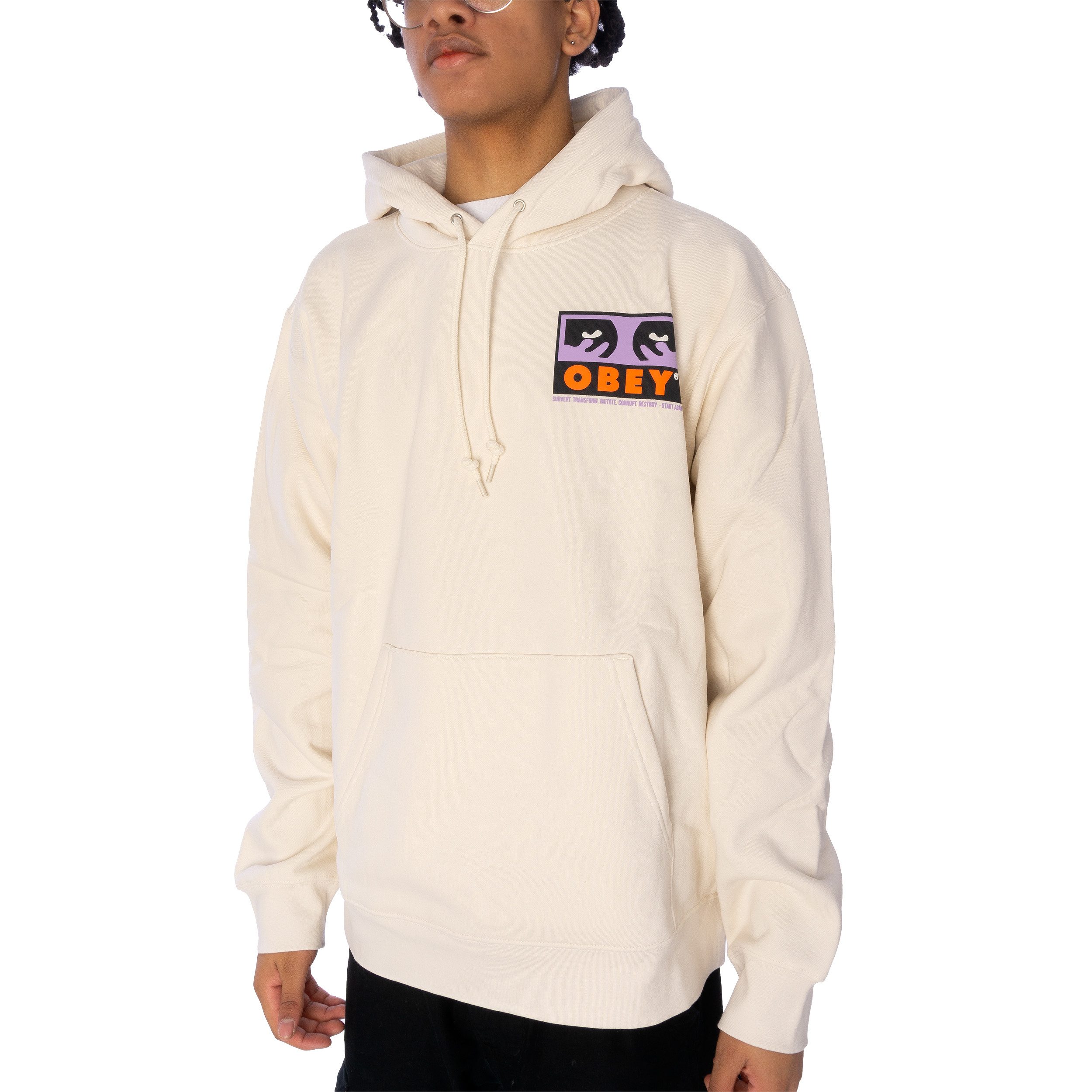 OBEY Hoodie Hoodie Obey Subvert, G XXL, F unbleached (1-tlg)