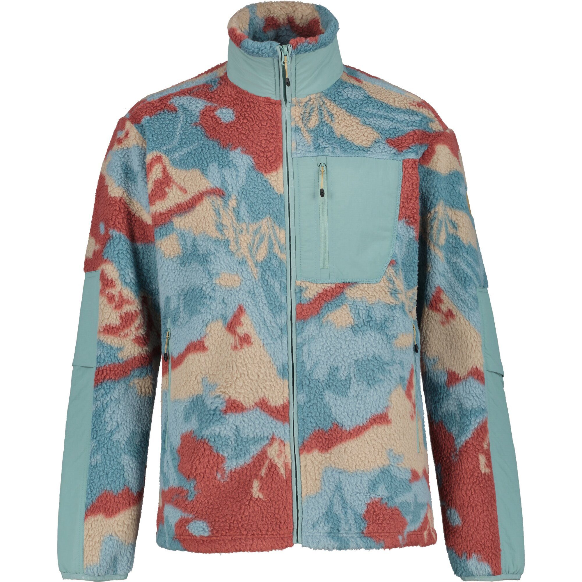 Icepeak Fleeceshirt H PRINT FLEECEJACKE MEMPHIS mit kontrastfarbenem Logopa günstig online kaufen