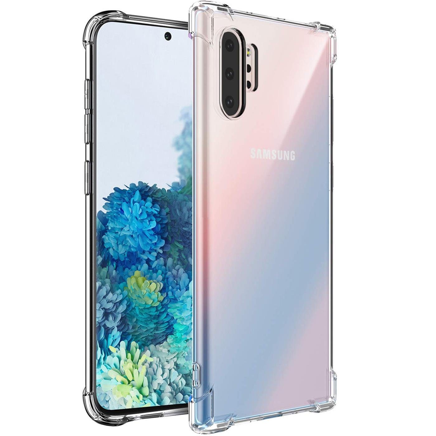 CoolGadget Handyhülle Anti Shock Rugged Case für Samsung Galaxy Note 10 Plus 6,8 Zoll, Slim Cover mit Kantenschutz Schutzhülle für Samsung Note 10 Plus Hülle