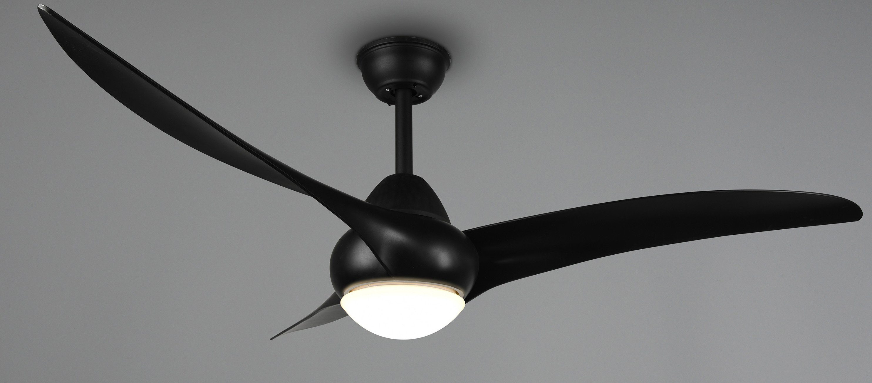 Reality Leuchten LED Deckenleuchte Alesund Deckenventilator, Timerfunktion, Ventilatorfunktion, LED fest integriert, Warmweiß, Deckenlampe, Ventilator, Fernbedienung, Ventilator getrennt schaltbar