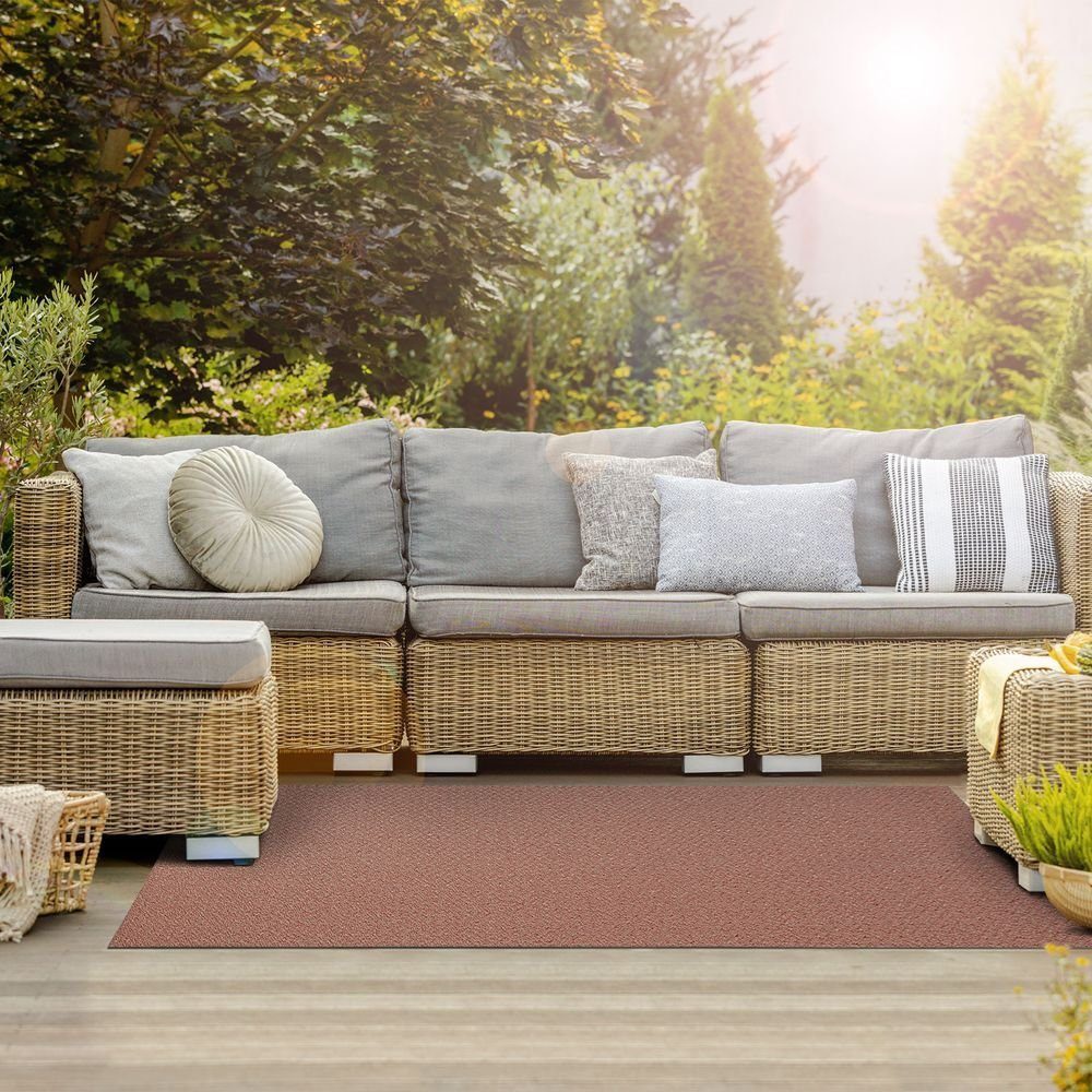 Karat Outdoorteppich Milazzo, als Läufer, Teppich oder Bodenbelag, Wetterfest & hoch belastbar