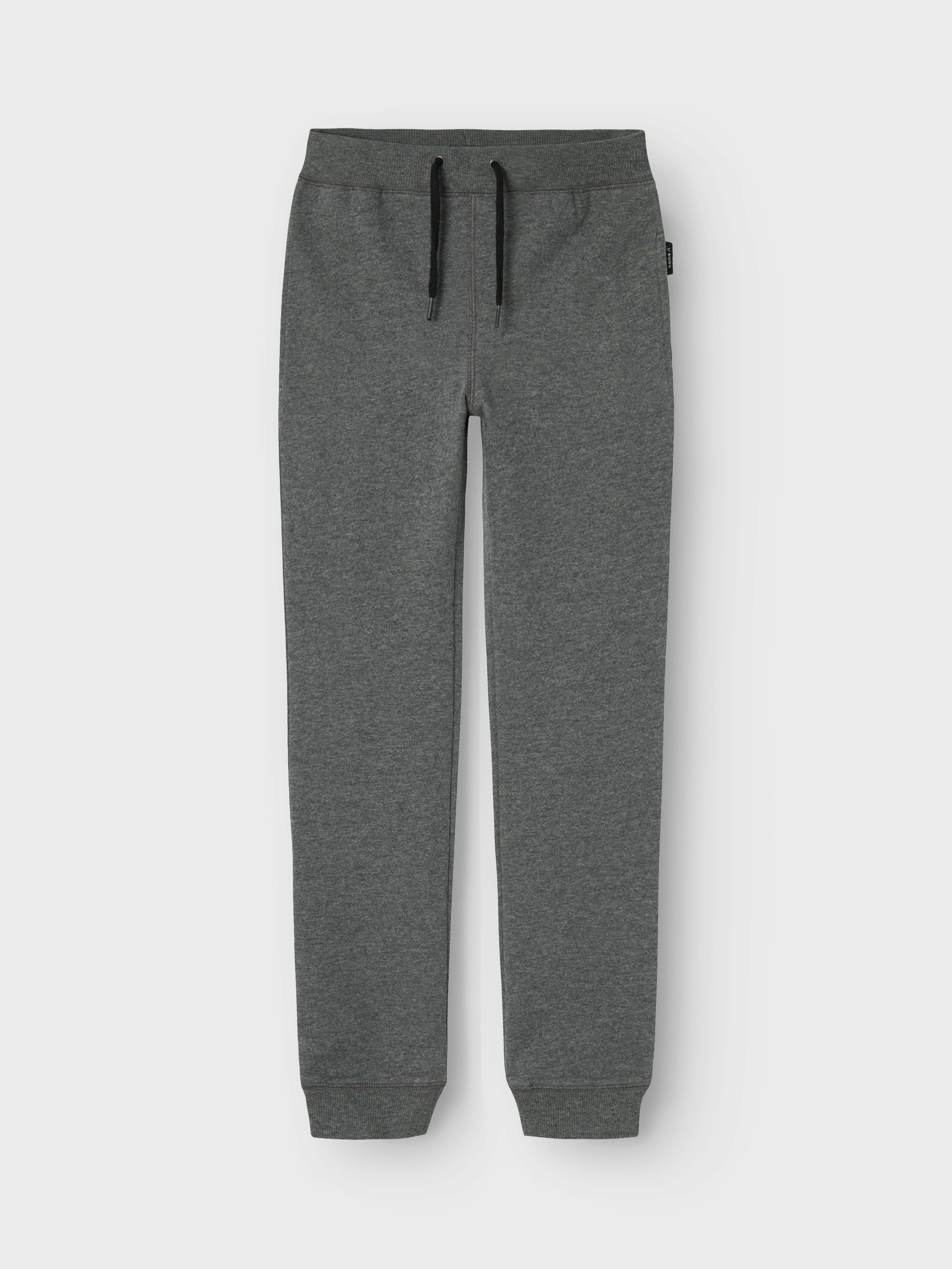 Name It Jogginghose NKMSWEAT für Jungen mit verstellbarem Bund und Kordelzug unifarben, casual, regular fit, Baumwollmix, Rundhals