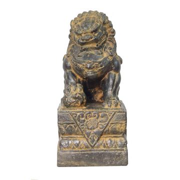 Oriental Galerie Dekofigur Antik GRC Tempelwächter Einzeln Links oder Rechts Löwen 45 cm (1 St)