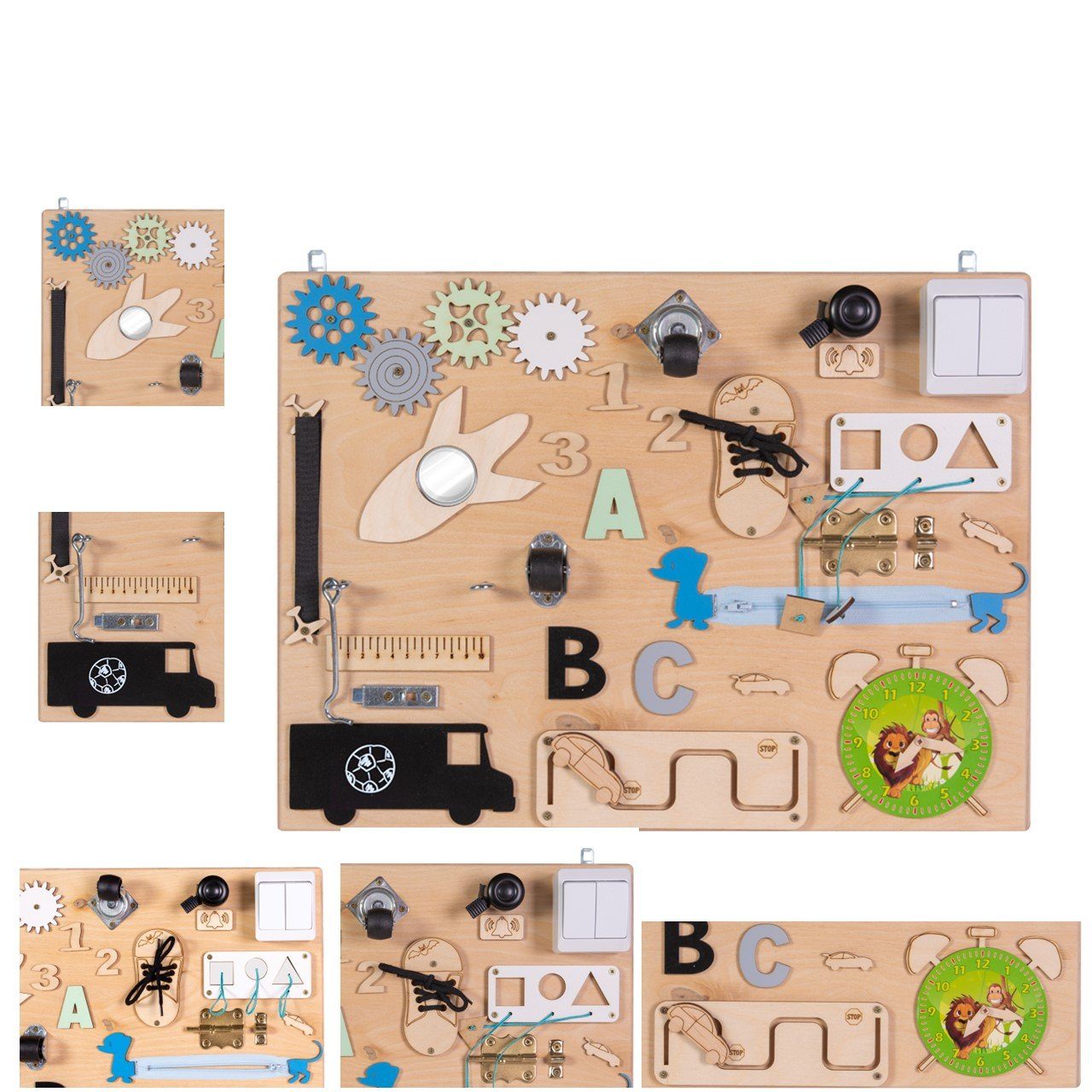 Moni Lernspielzeug Lernboard, Lerntafel medium, aus günstig online kaufen