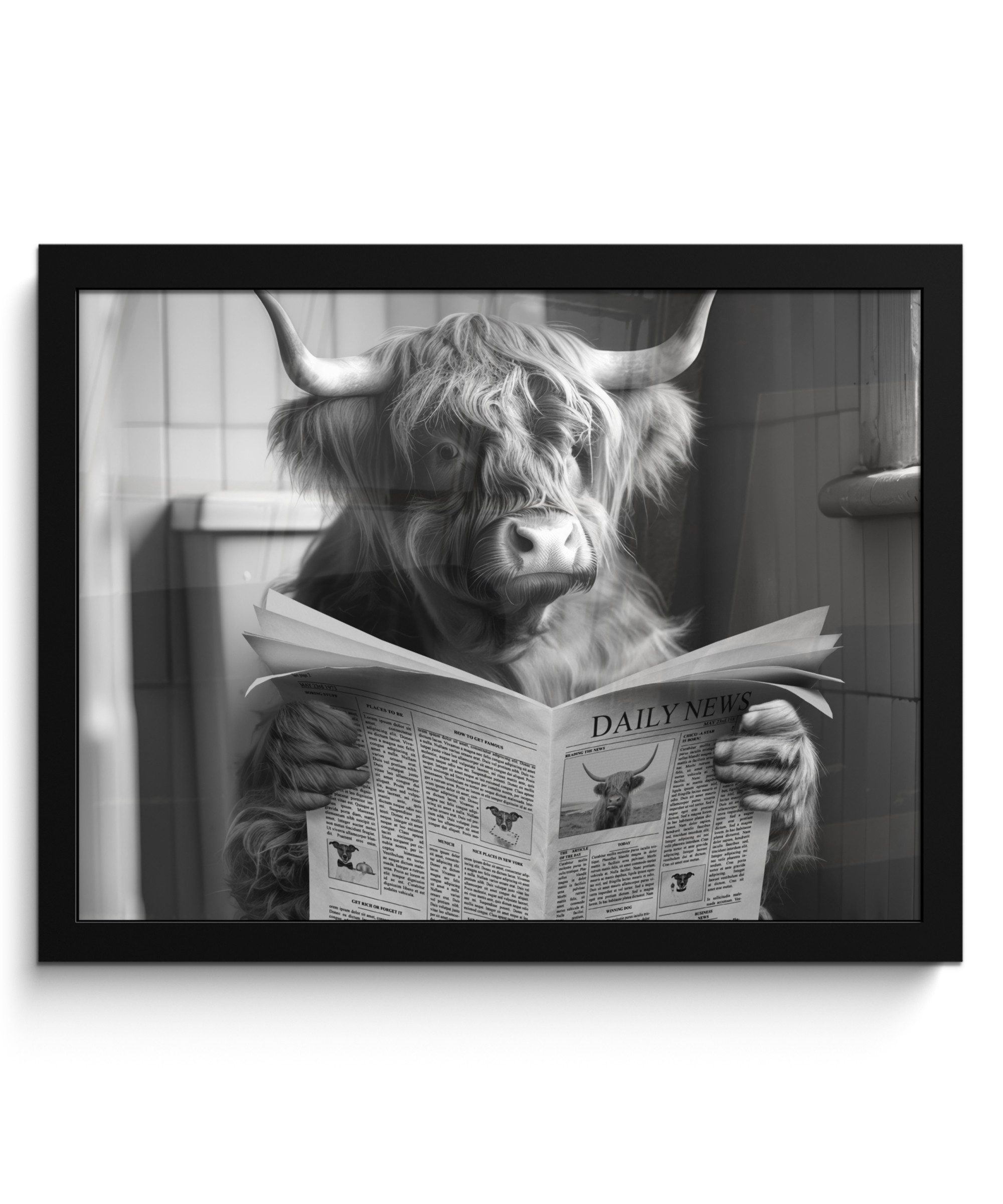 MuchoWow Poster Schottischer Highlander - Kuh günstig online kaufen