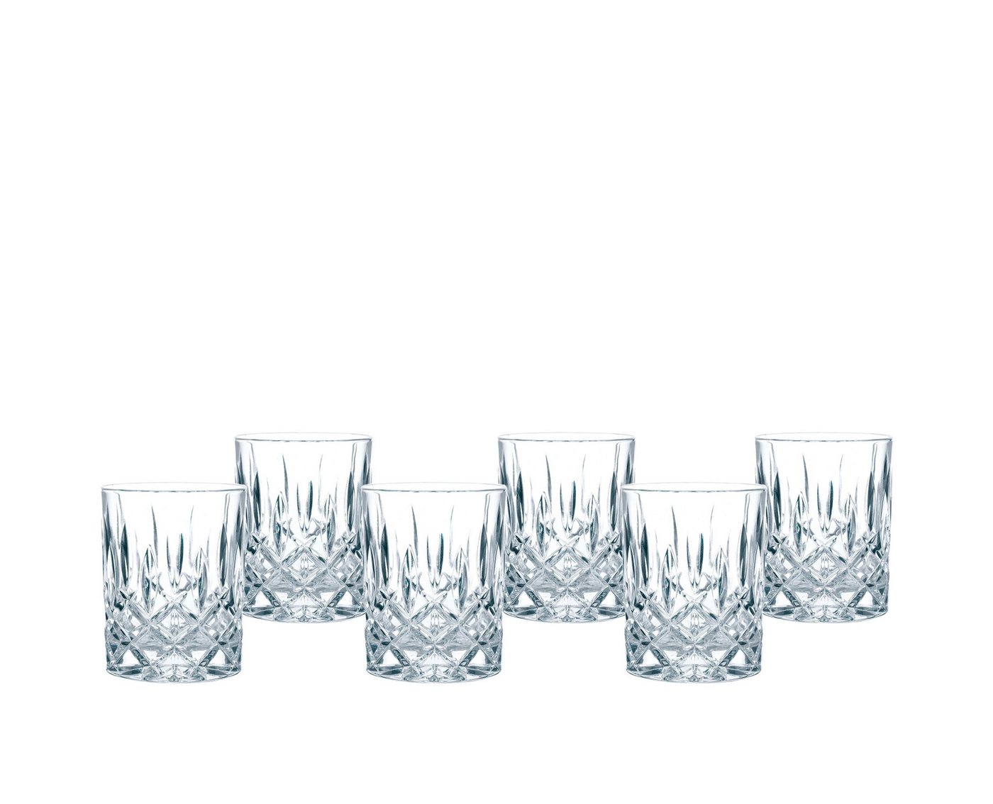 Nachtmann Longdrinkglas Nachtmann Noblesse Whisky Tumbler 6er Set, Kristallglas