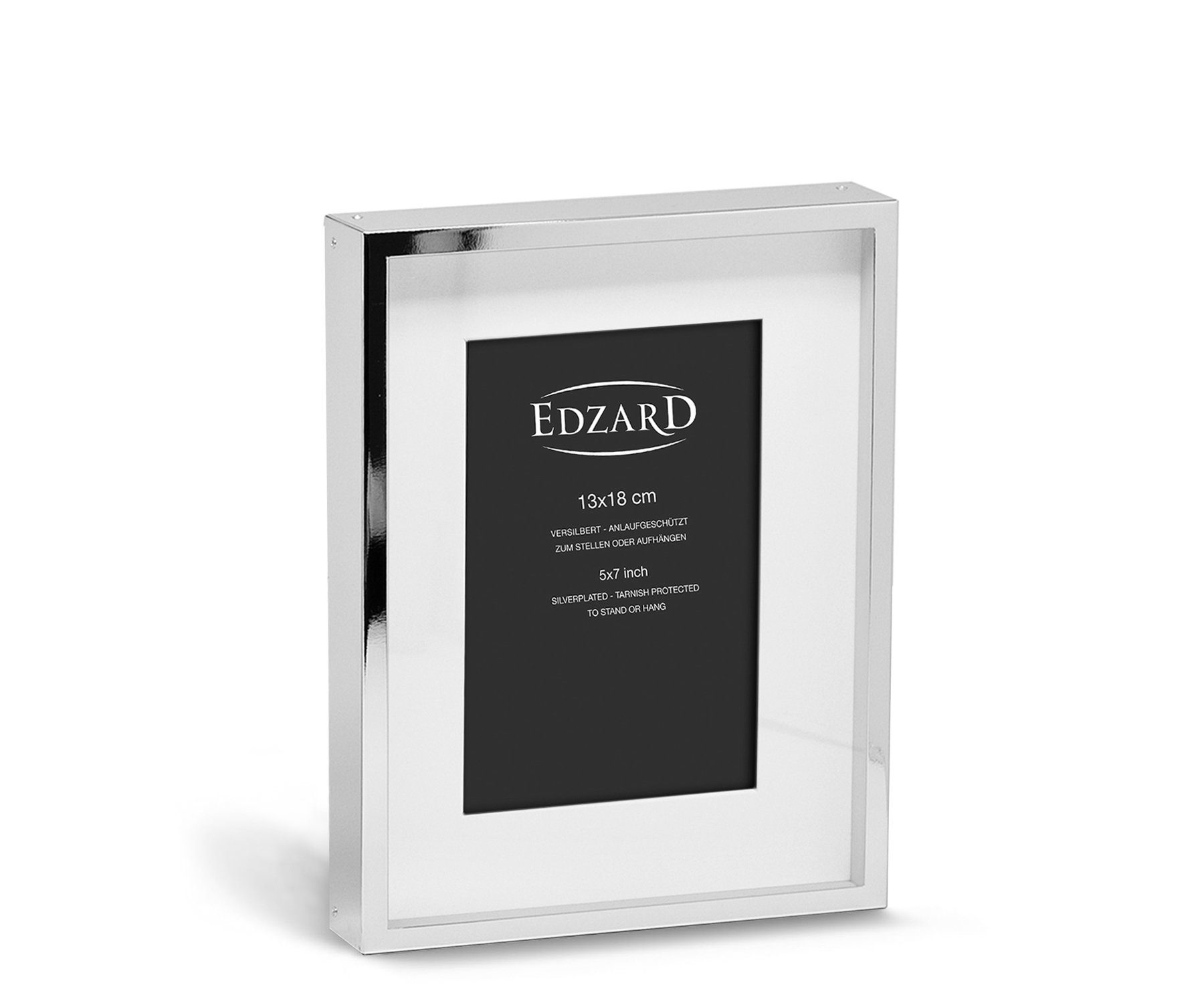EDZARD Bilderrahmen Tulsa, versilbert und anlaufgeschützt, für 13x18 cm Fot günstig online kaufen