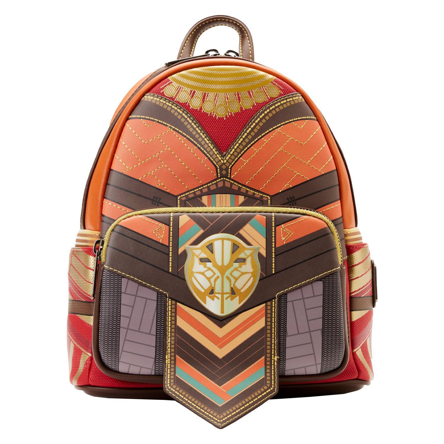 Loungefly Minirucksack Marvel by Loungefly Rucksack Black Panther Okoye Cosplay (1-tlg), hochwertig und detailliert