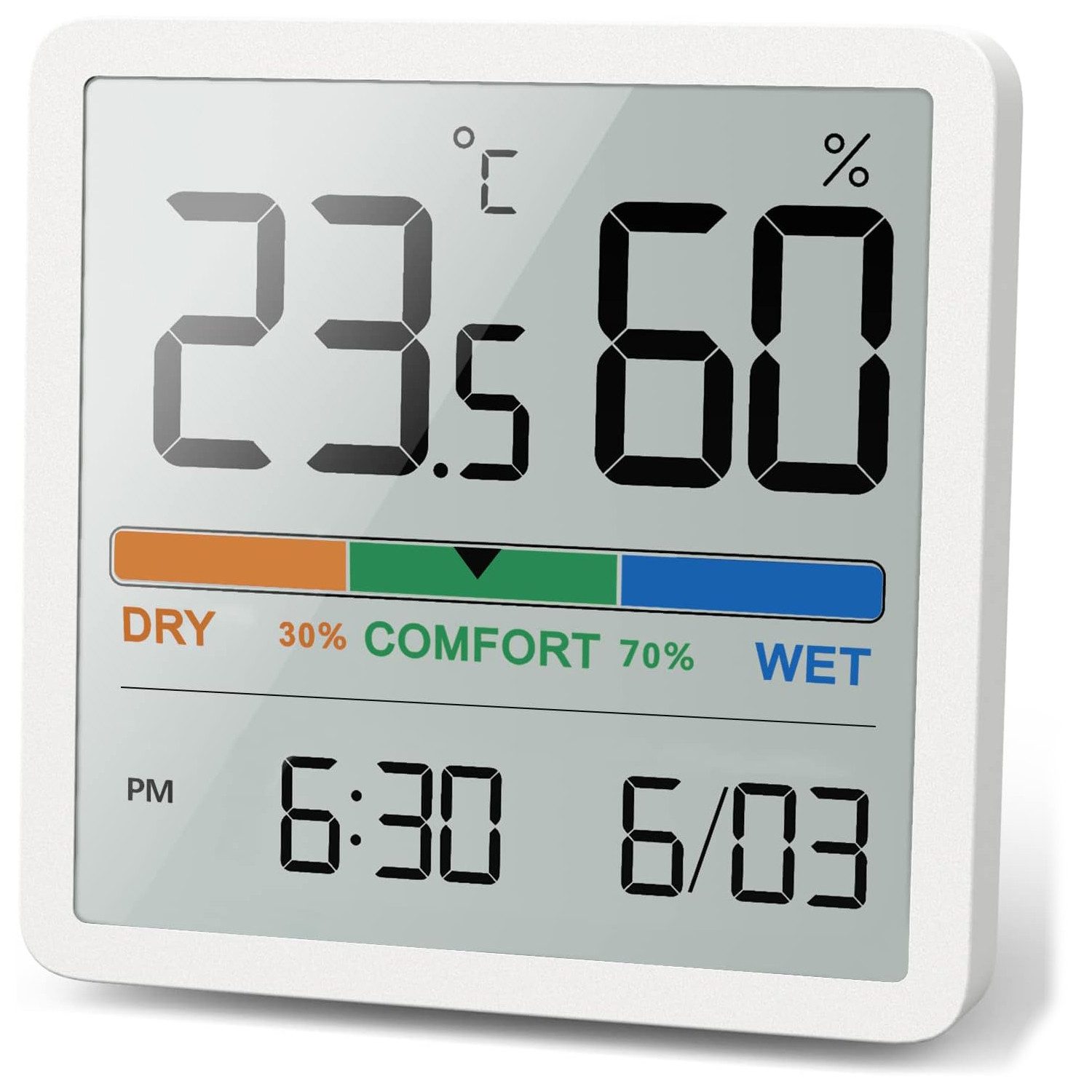 Raumthermometer Digital Temperaturanzeige Thermo-Hygrometer Thermometer Wetterstation