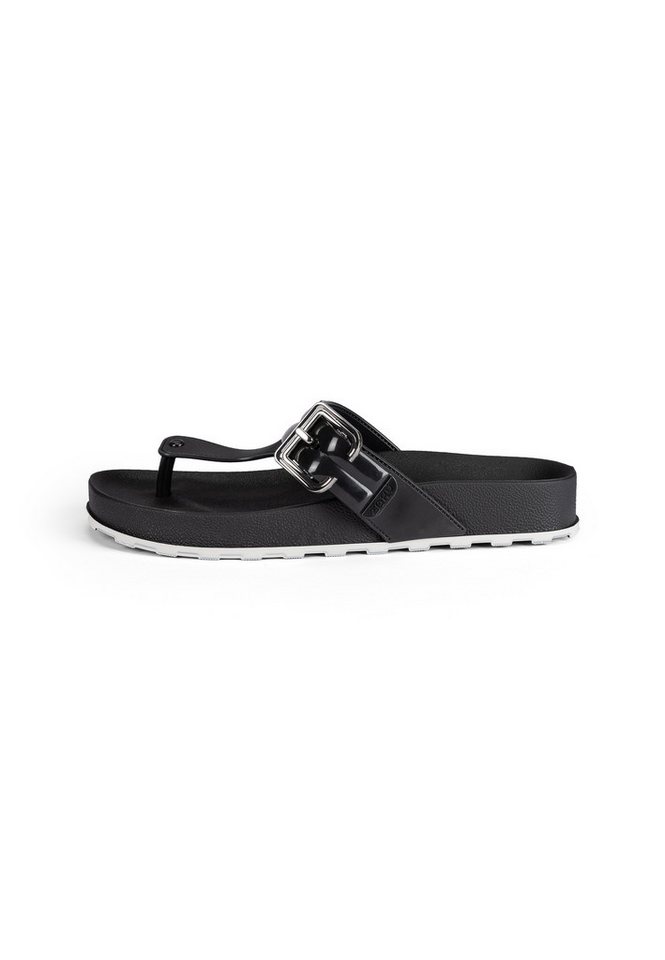 Zaxy GLIDE AD - Badelatschen / Slides Pantolette Alltags-Pantolette für Damen - verstellbare Riemen für perfekten Halt