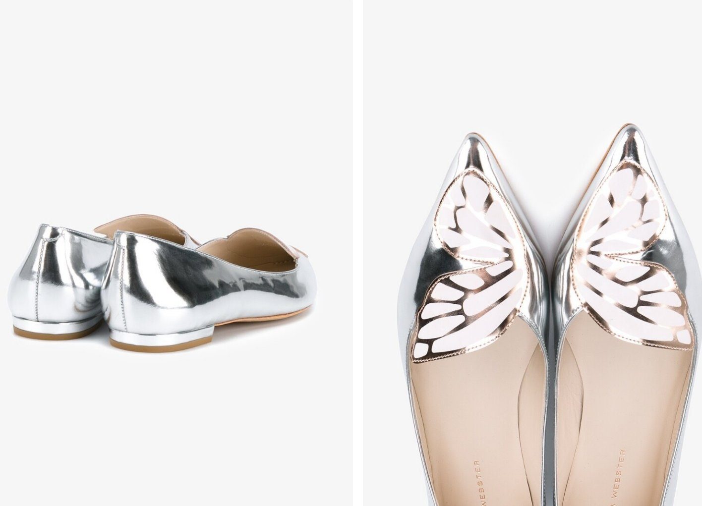 SOPHIA WEBSTER SOPHIA WEBSTER BIBI BUTTERFLY BALLERINAS POINT-TOE FLATS ICONIC SCHUHE Sneaker Ballerinas