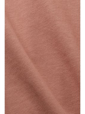 Esprit T-Shirt Rundhals-T-Shirt mit Print, 100 % Baumwolle (1-tlg)