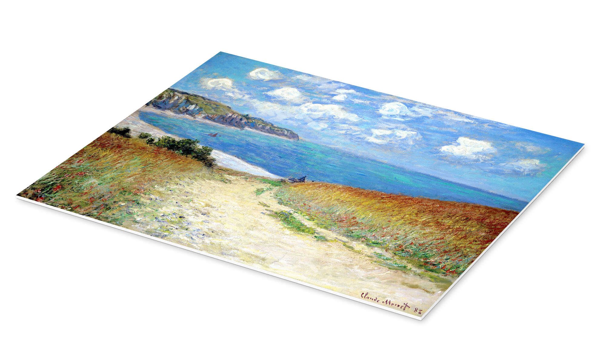 Posterlounge Poster Claude Monet, Strandweg durch günstig online kaufen