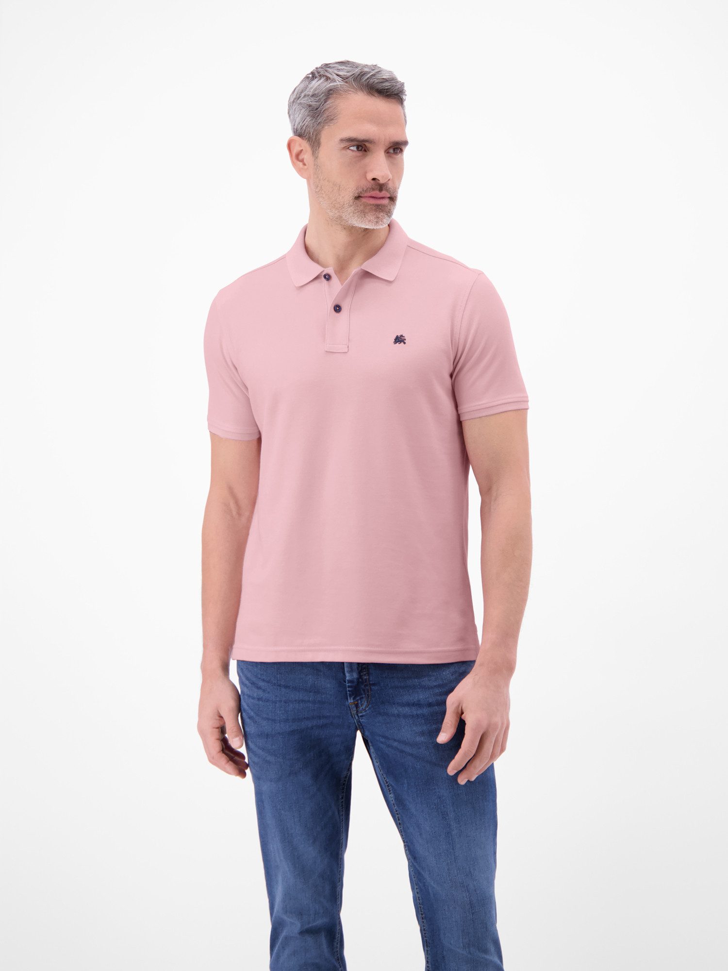 LERROS Poloshirt Poloshirt Herren COOL & DRY atmungsaktiv Piqué Trocknet schnell, angenehm kühl, pflegeleicht, kurzarm, einfarbig