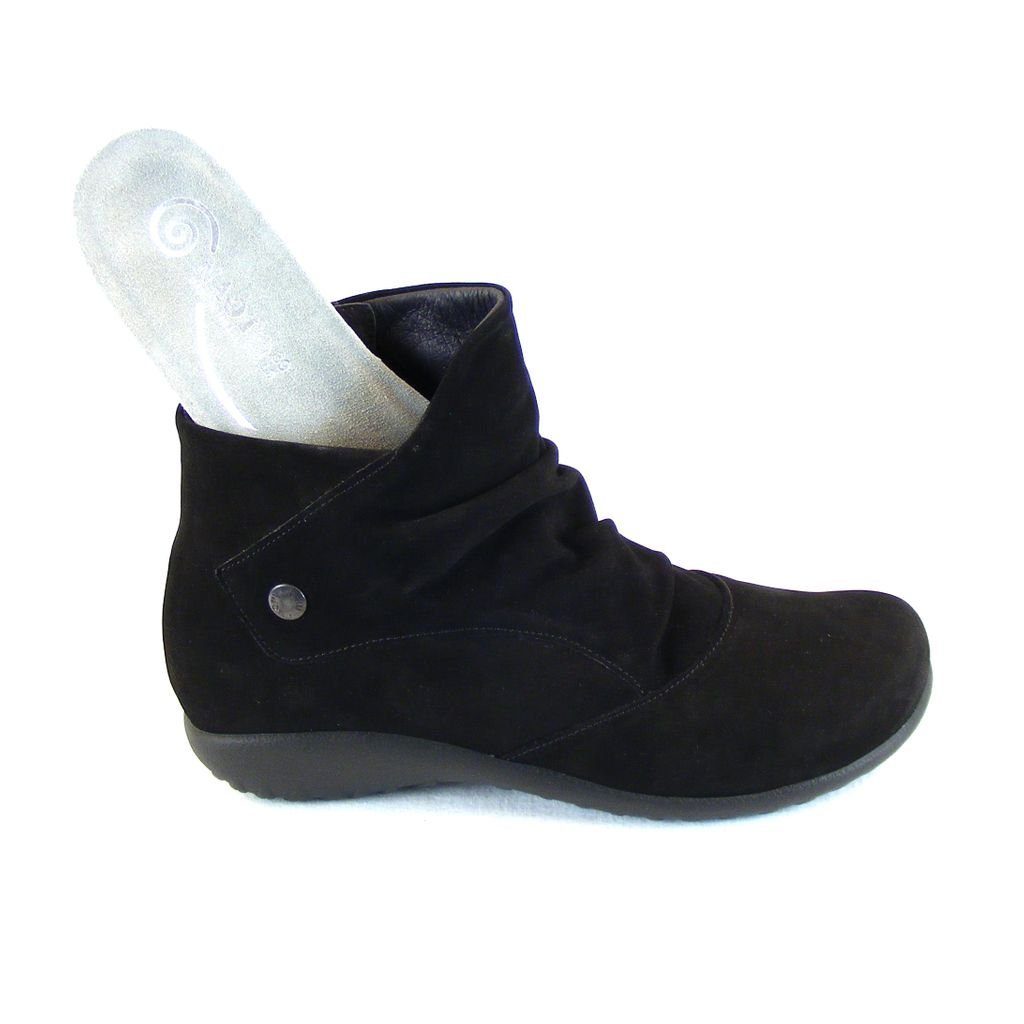 NAOT Naot Kahika schwarz Leder Schuhe Stiefelette Fußbett Damen Stiefeletten 16013