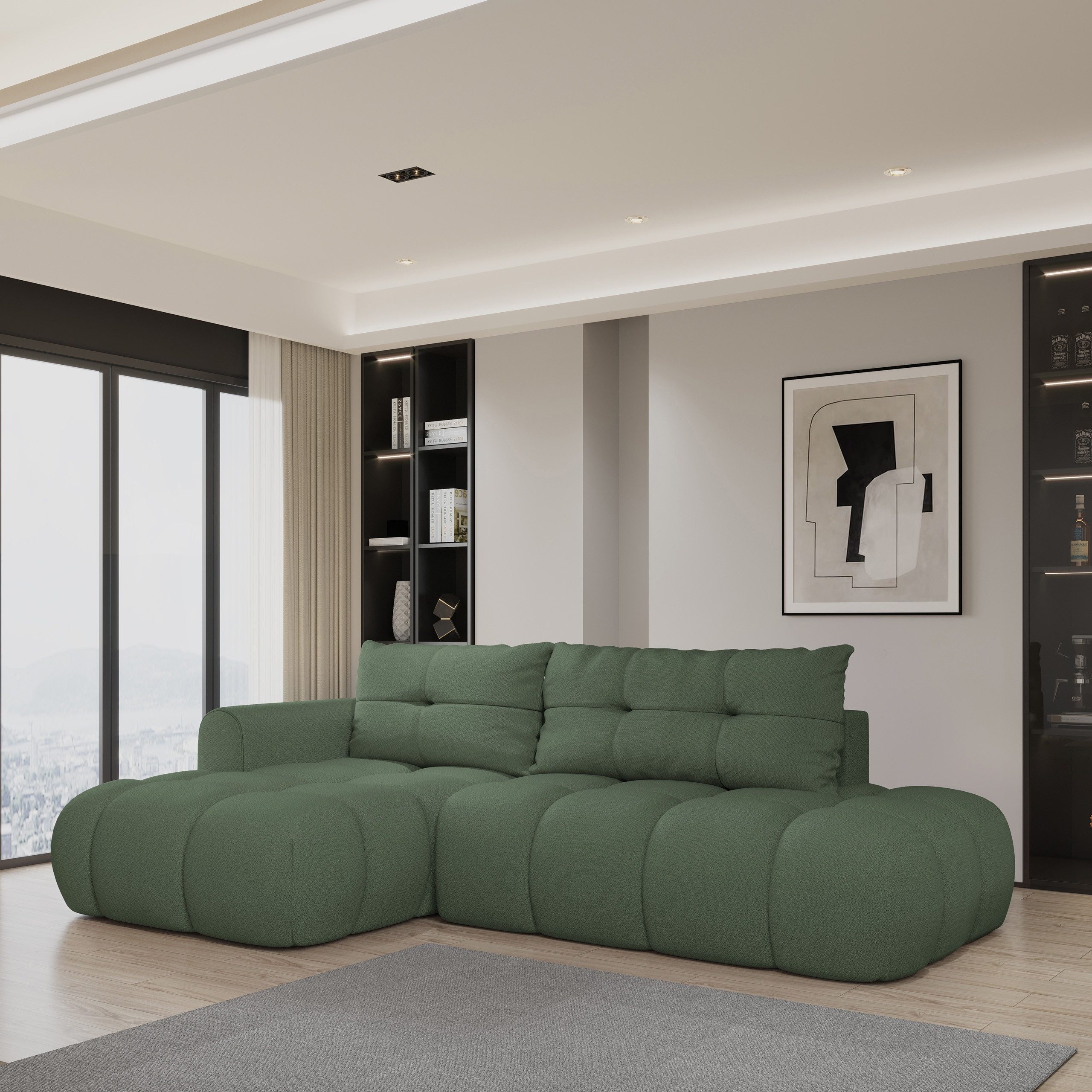 Masseno Ecksofa FLUMA mit Schlaffunktion L-Form, günstig online kaufen