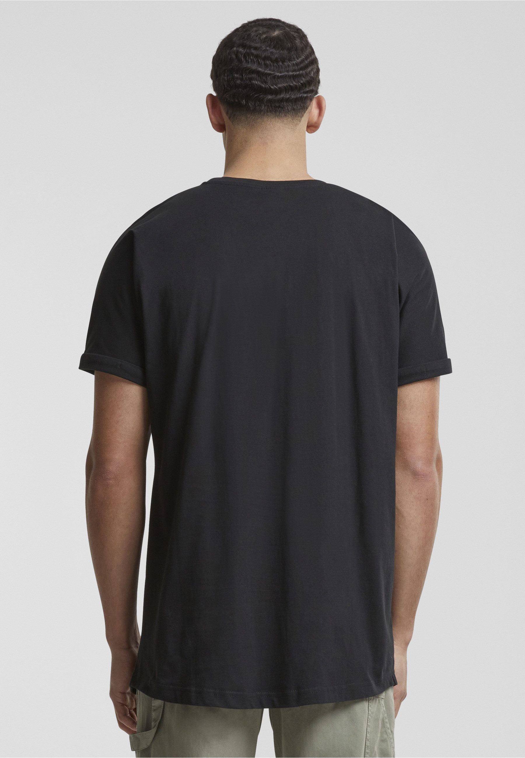 URBAN CLASSICS T-Shirt Urban Classics Herren Long Shaped Turnup Tee (1-tlg)
