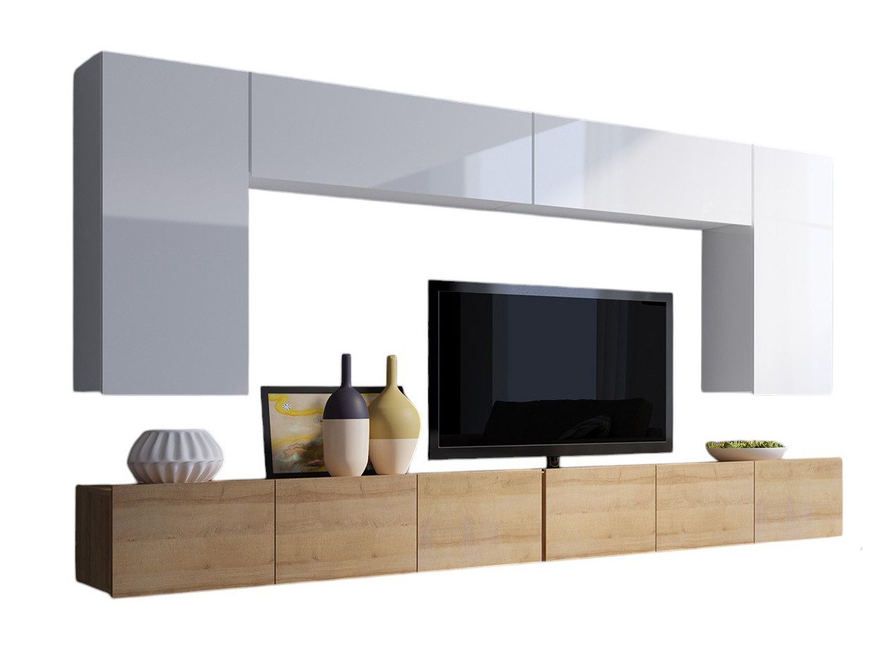 Compleo Wohnwand CALABRO Modern und elegant günstig online kaufen