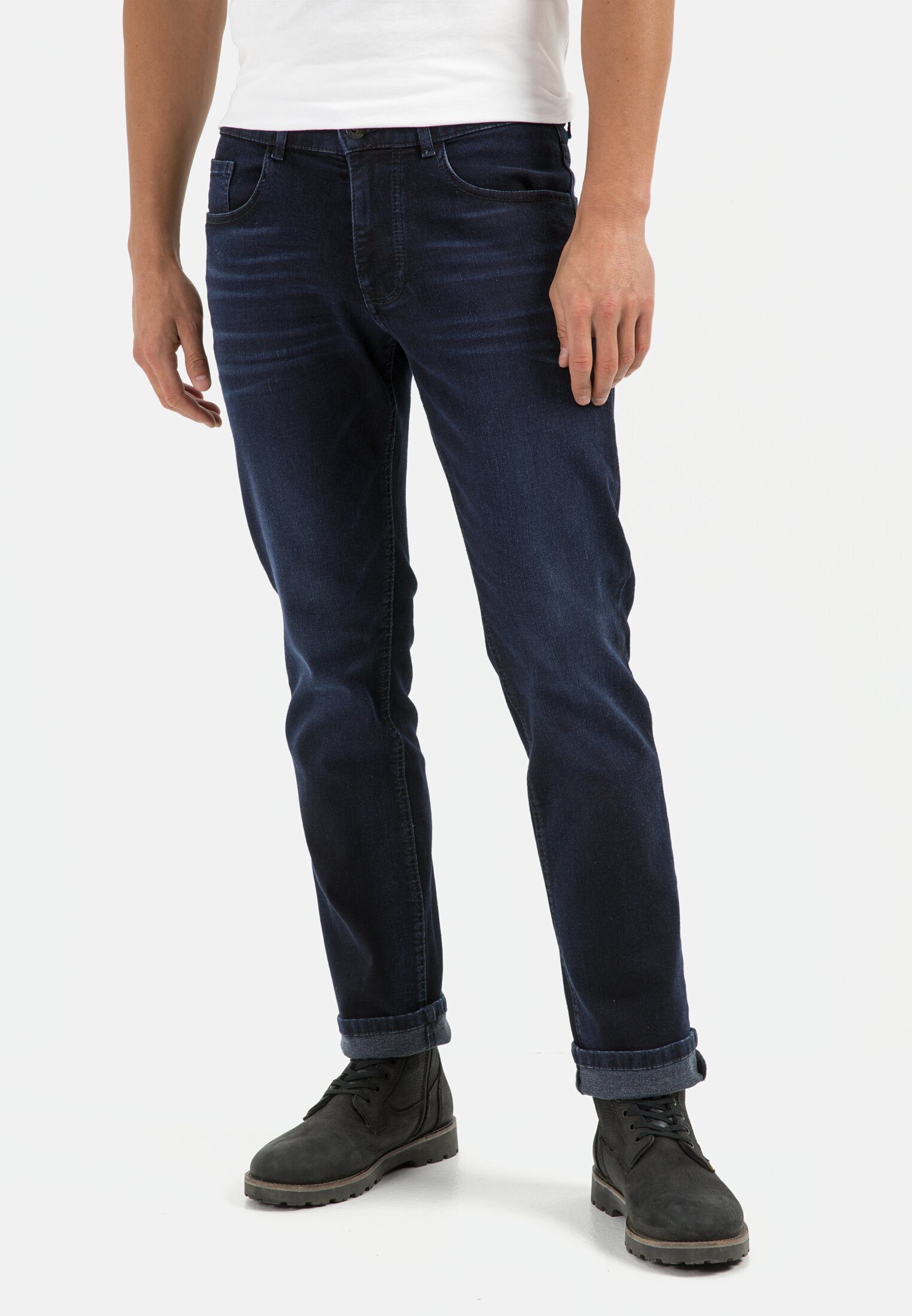 camel active Regular-fit-Jeans Relaxed Fit Baumwolle (Web)