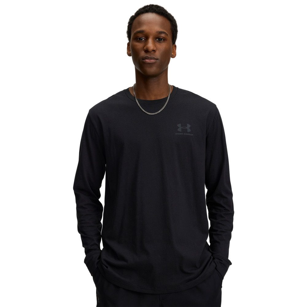 Under Armour® Langarmshirt UA SPORTSTYLE LEFT CHEST LS Langarmshirt, aus Baumwolle und Polyester