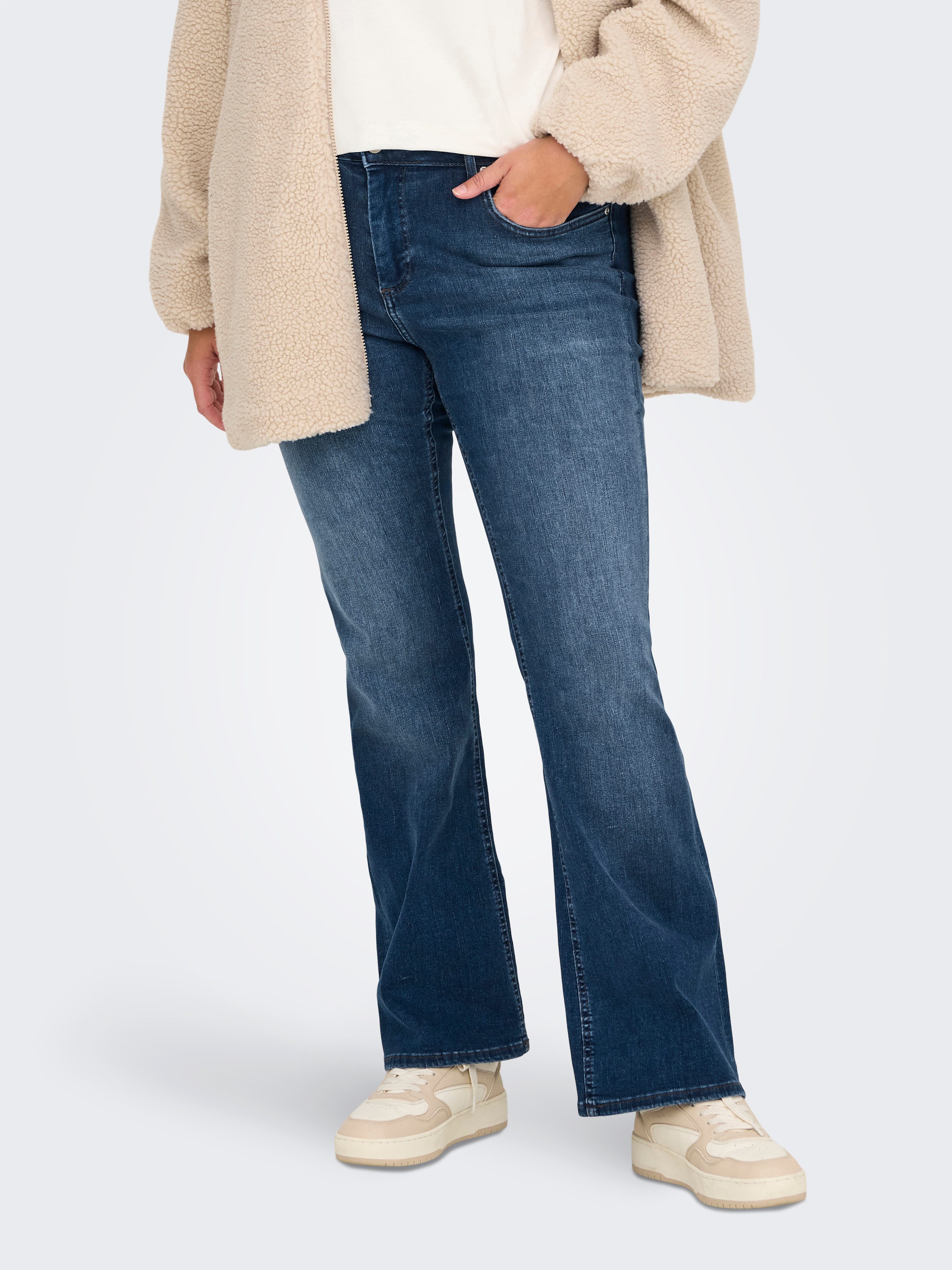 ONLY CARMAKOMA Bootcut-Jeans CARWILLY HW FLARED günstig online kaufen