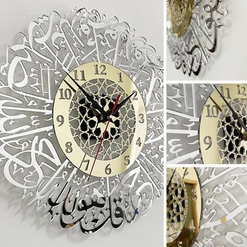 TWSOUL Wanduhr Acryl-Spiegel-Uhr