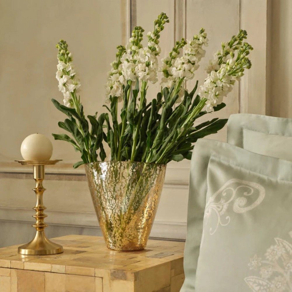 Karaca Home Dekovase Karaca Home Jolie Vase Blumenvase Dekocase Gold 23X13, günstig online kaufen