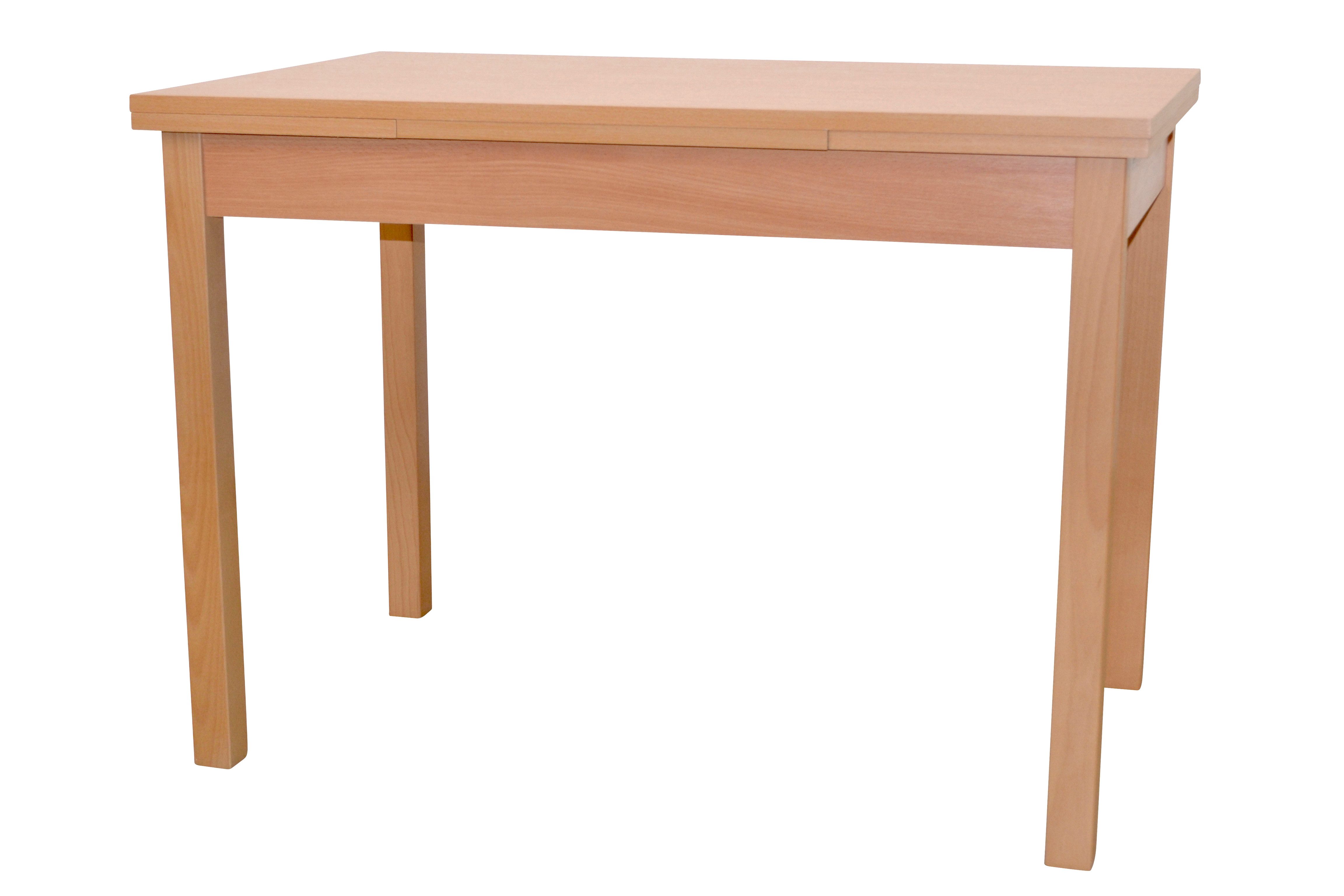 moebel-direkt-online Esstisch 4-Fuß-Esstisch, ausziehbar von 104 bis 164 cm, Tisch rechts/links ausziehbar