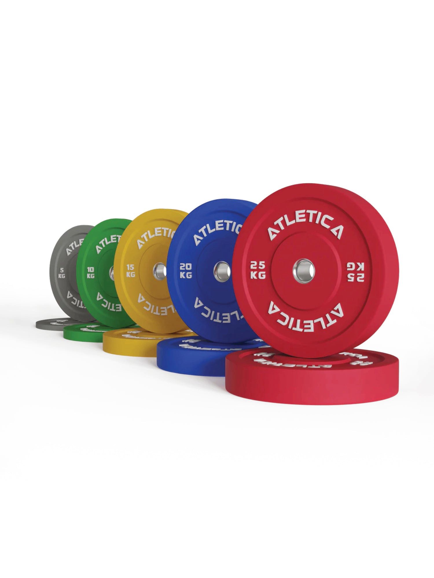 Hantelscheiben Color Bumper Plates Set, 150 kg