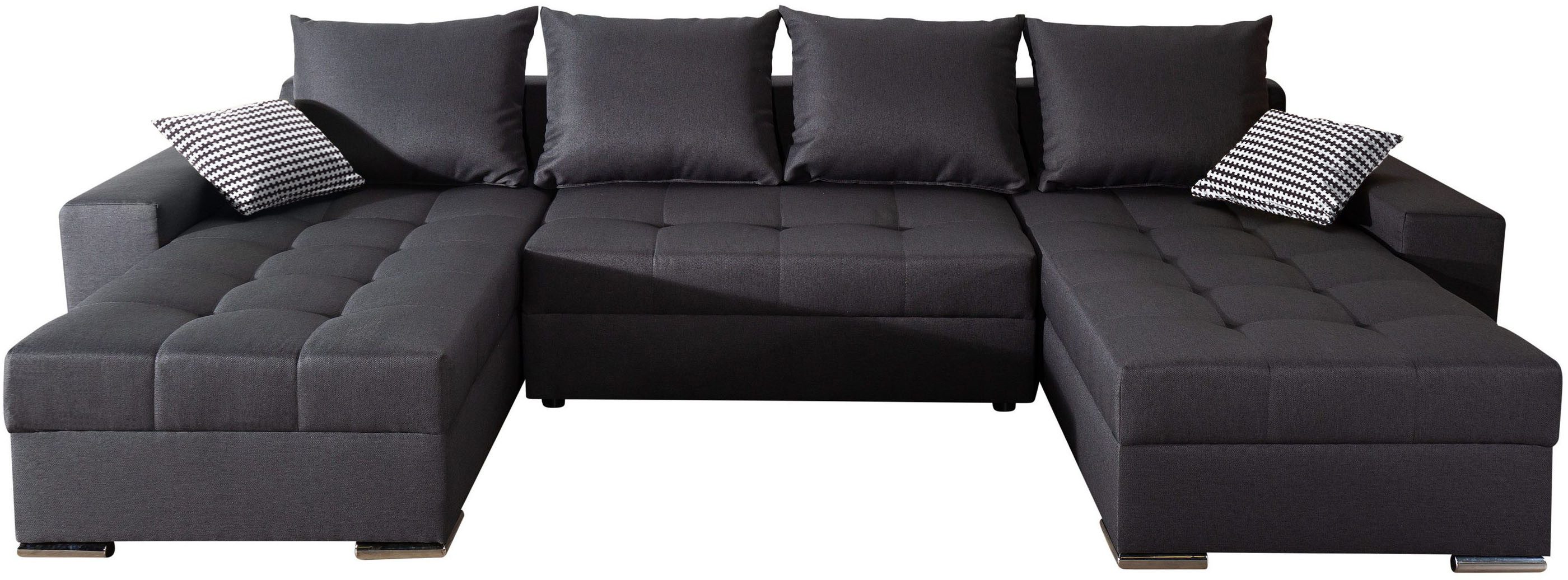 Wohnlandschaft Josy XL U-Form, Breite: 313 cm, Liegefl. 137x266 cm
