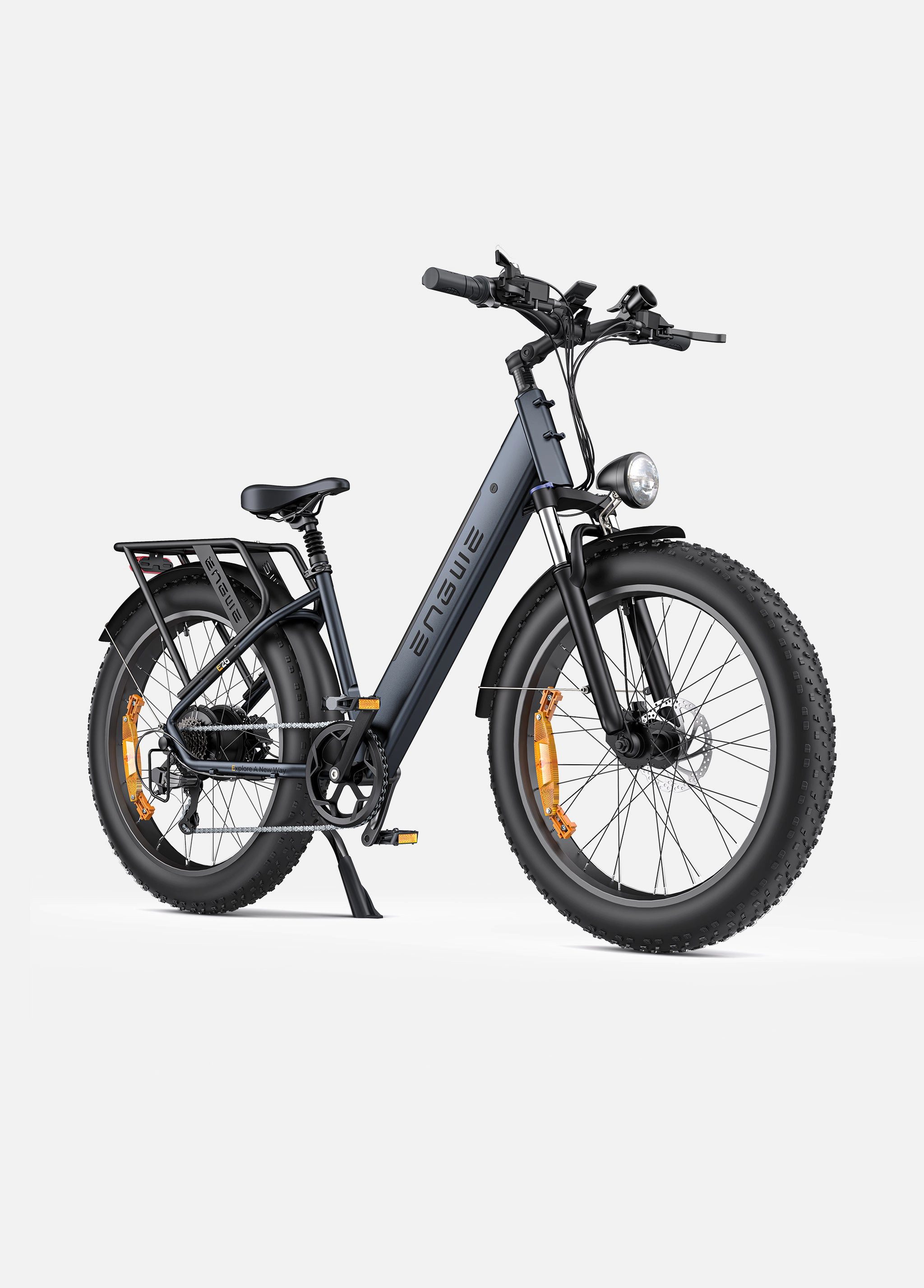 ENGWE E-Bike Trekkingrad E26, 7 Gang Shimano, Kettenschaltung, Heckmotor, 768 Wh, 768-Wh-Akku und hydraulische Scheibenbremsen