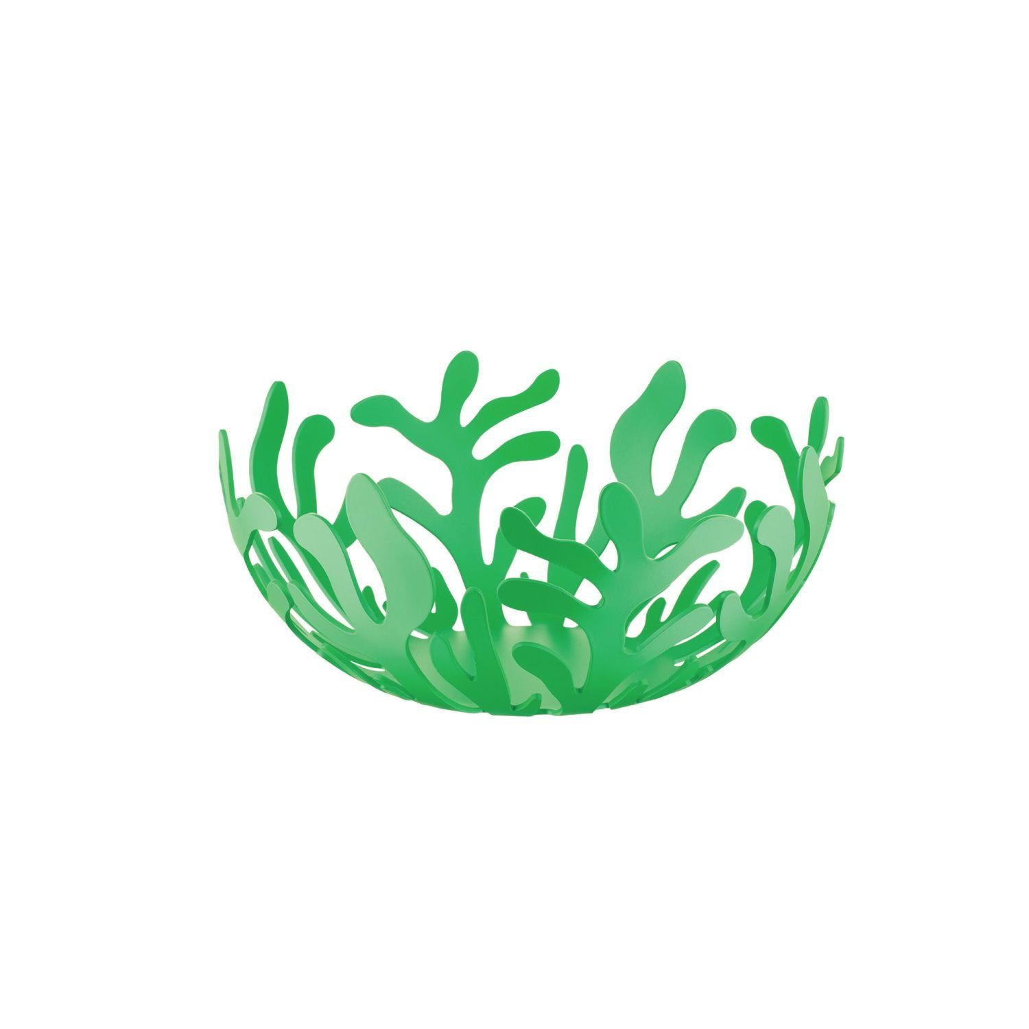 Alessi Obstschale Mediterraneo Grün 21 cm, Edelstahl