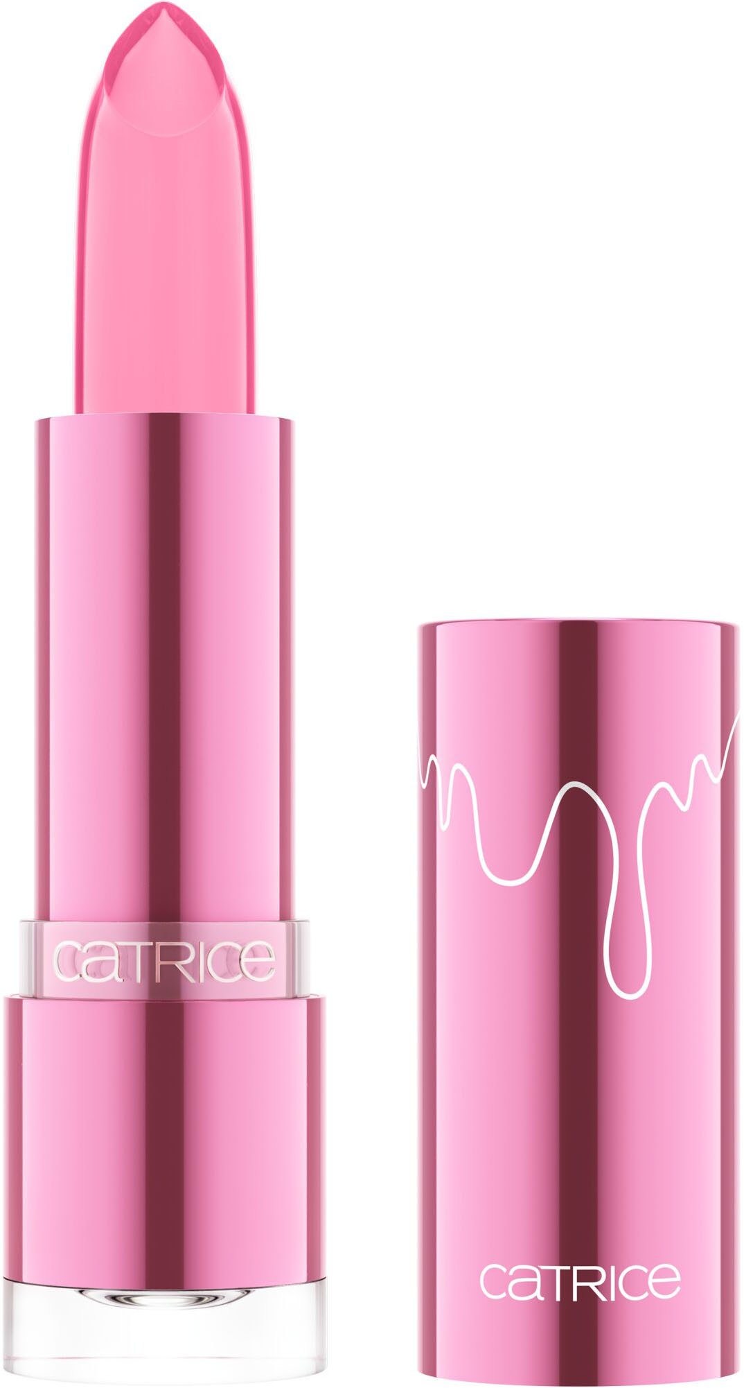 Catrice Lippenbalsam Soft Glaze Glow Lip Balm, 3-tlg., mit zartem rosa