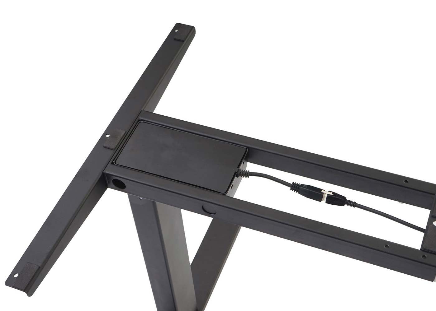 MCW Tischgestell (3-St., schwarz höhenverstellbar MCW-D40 1), in Stufenlos 3