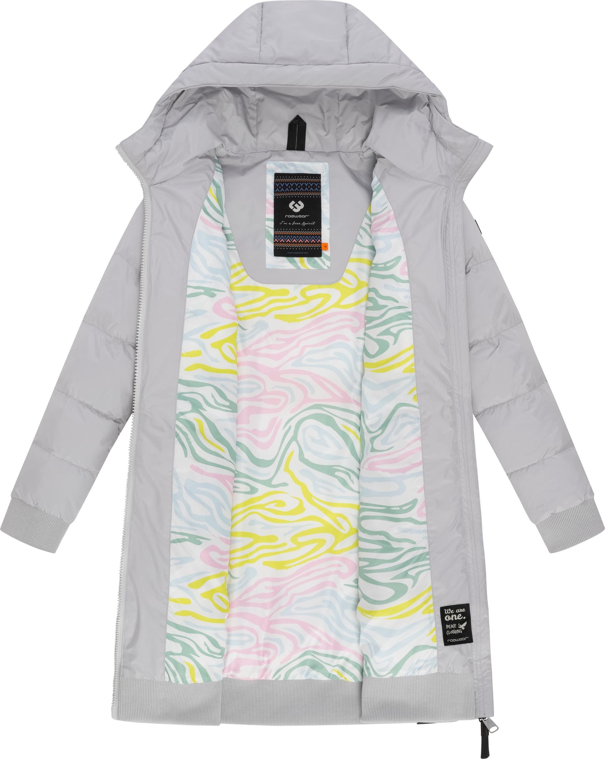Ragwear Steppmantel Briosh Wasserdichter Damen Wintermantel mit Kapuze